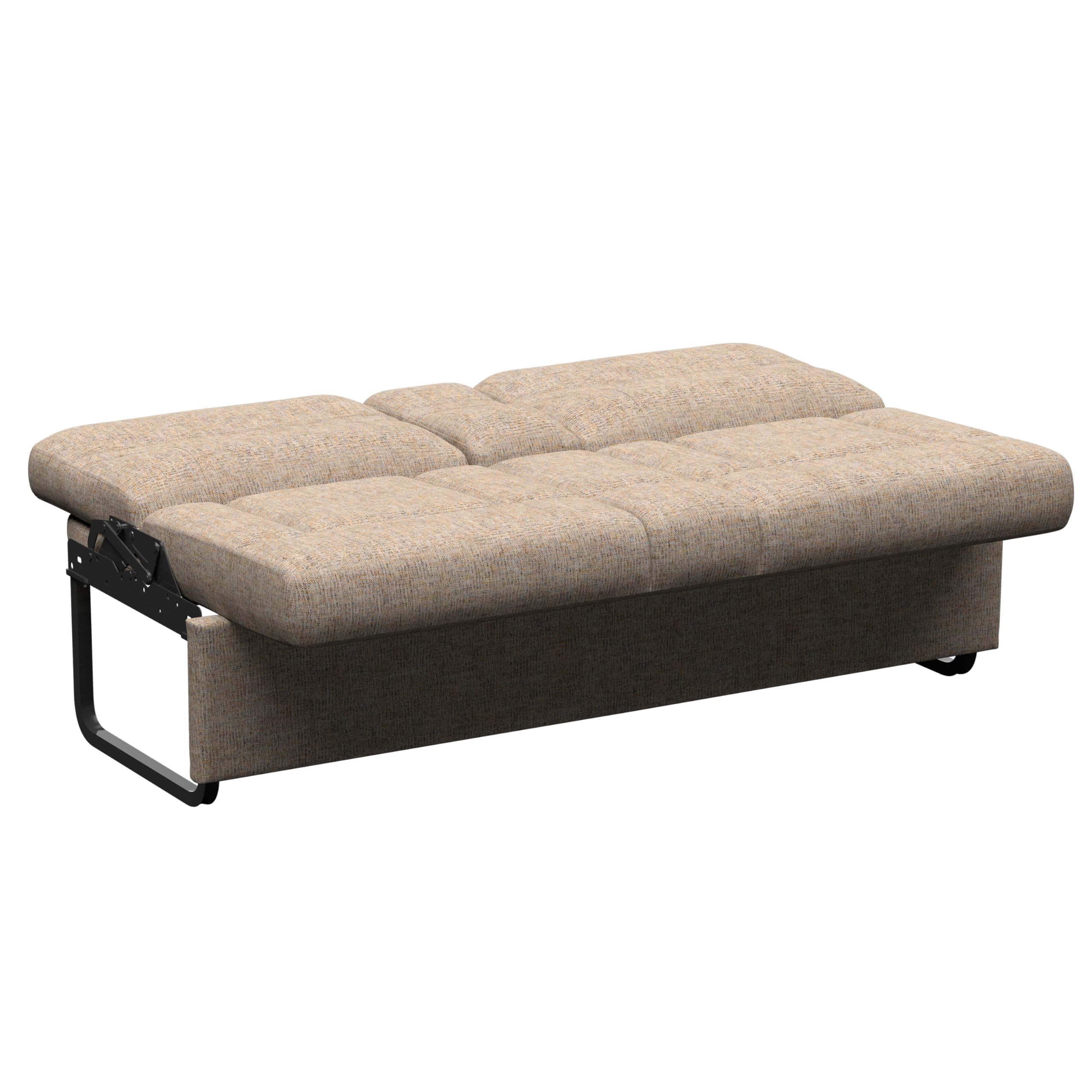Dellmead Thomas Payne Signature 62" RV Jackknife Sleeper Sofa with Matching Kickboard, Easy Transition, High-Density Foam Cushioning, Fold-Down Center, Dual Cupholders - 2024044393