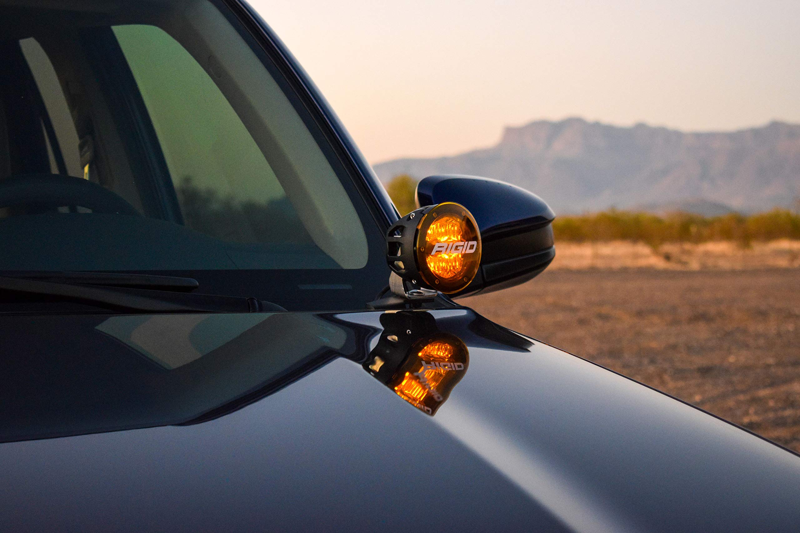 A-Pillar Light Kit RIGID INDUSTRIES – Fits the 2010-2020 4Runner – Includes 4 in 360 Series Drive Lights