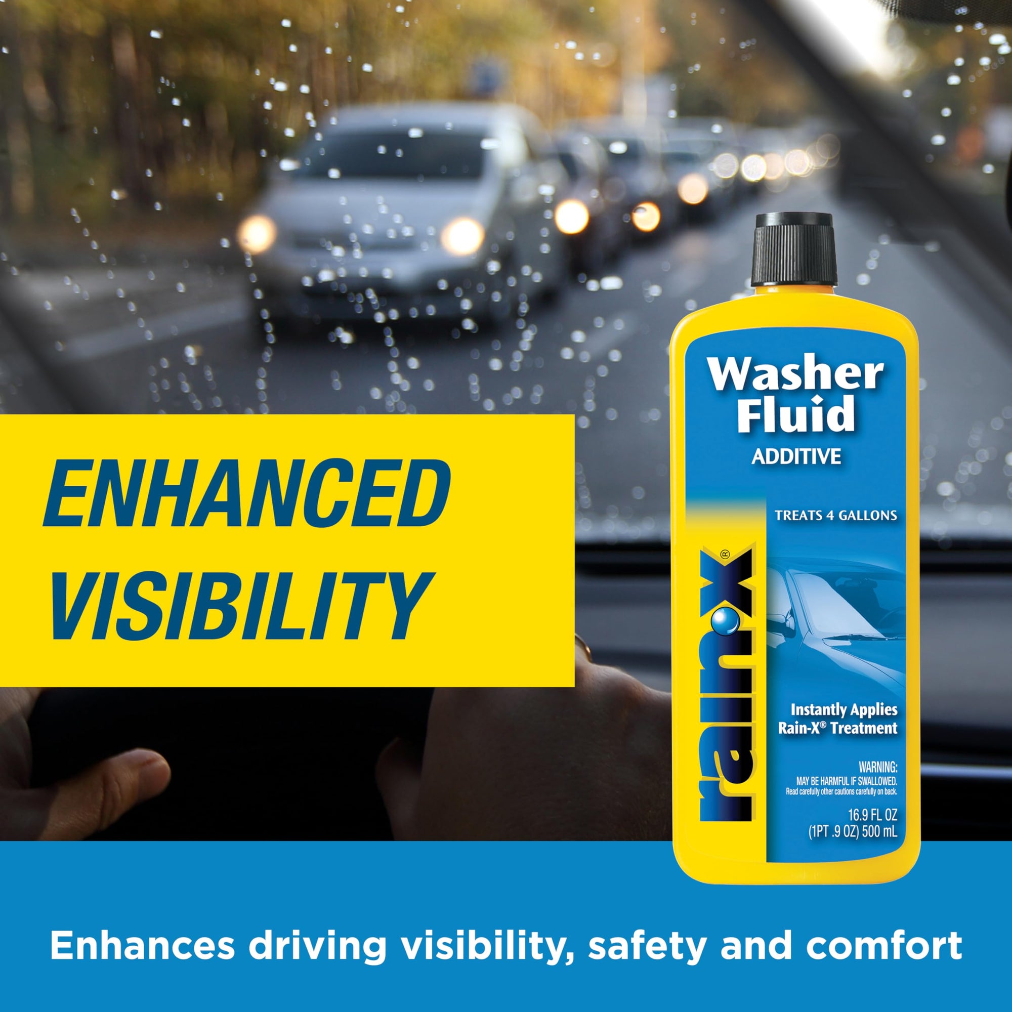 Washer Fluid Additive Rain-X RX11806D-16.9 fl. oz, 500. ml