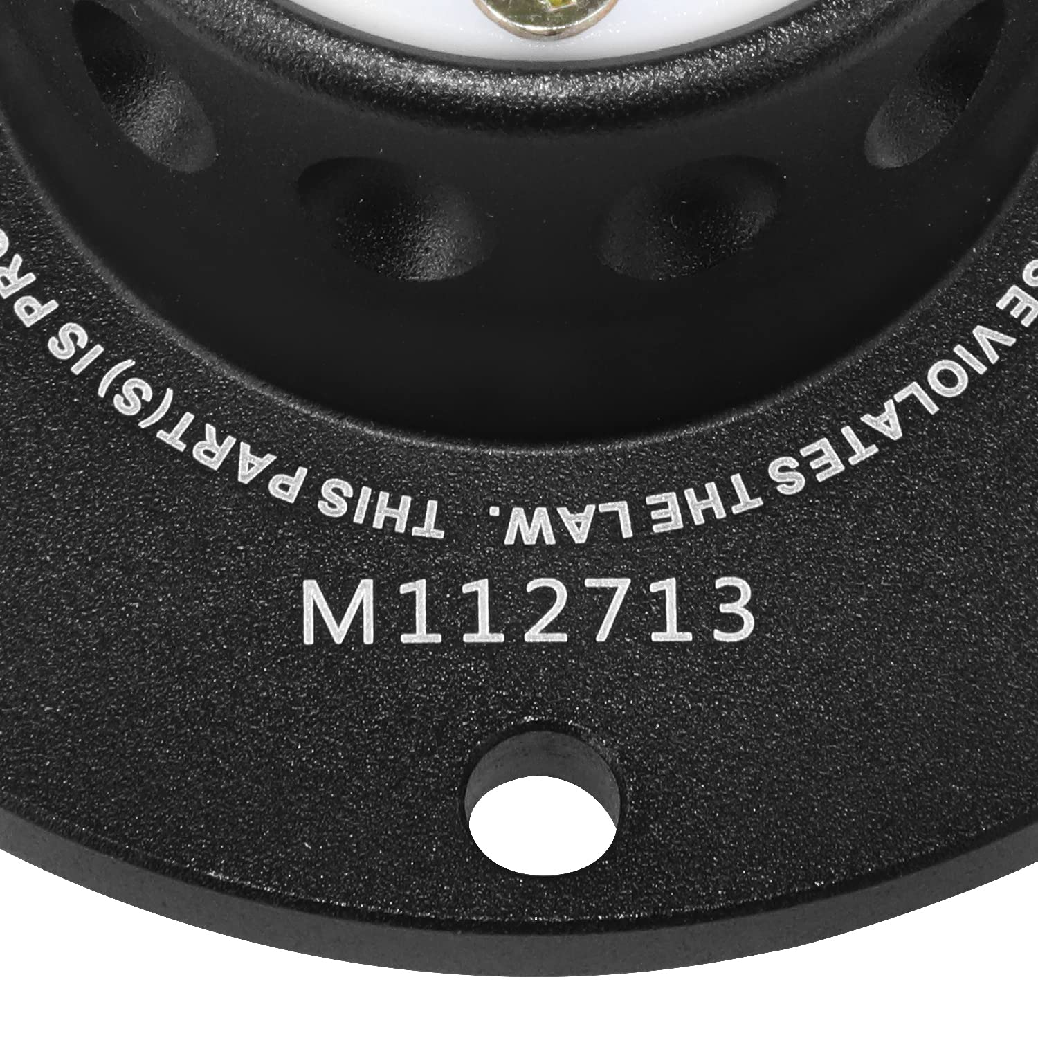 NRG Innovations Steering Wheel NRG-SRK-MBK Quick Release Bottom Base (Male) End Only, Black Body