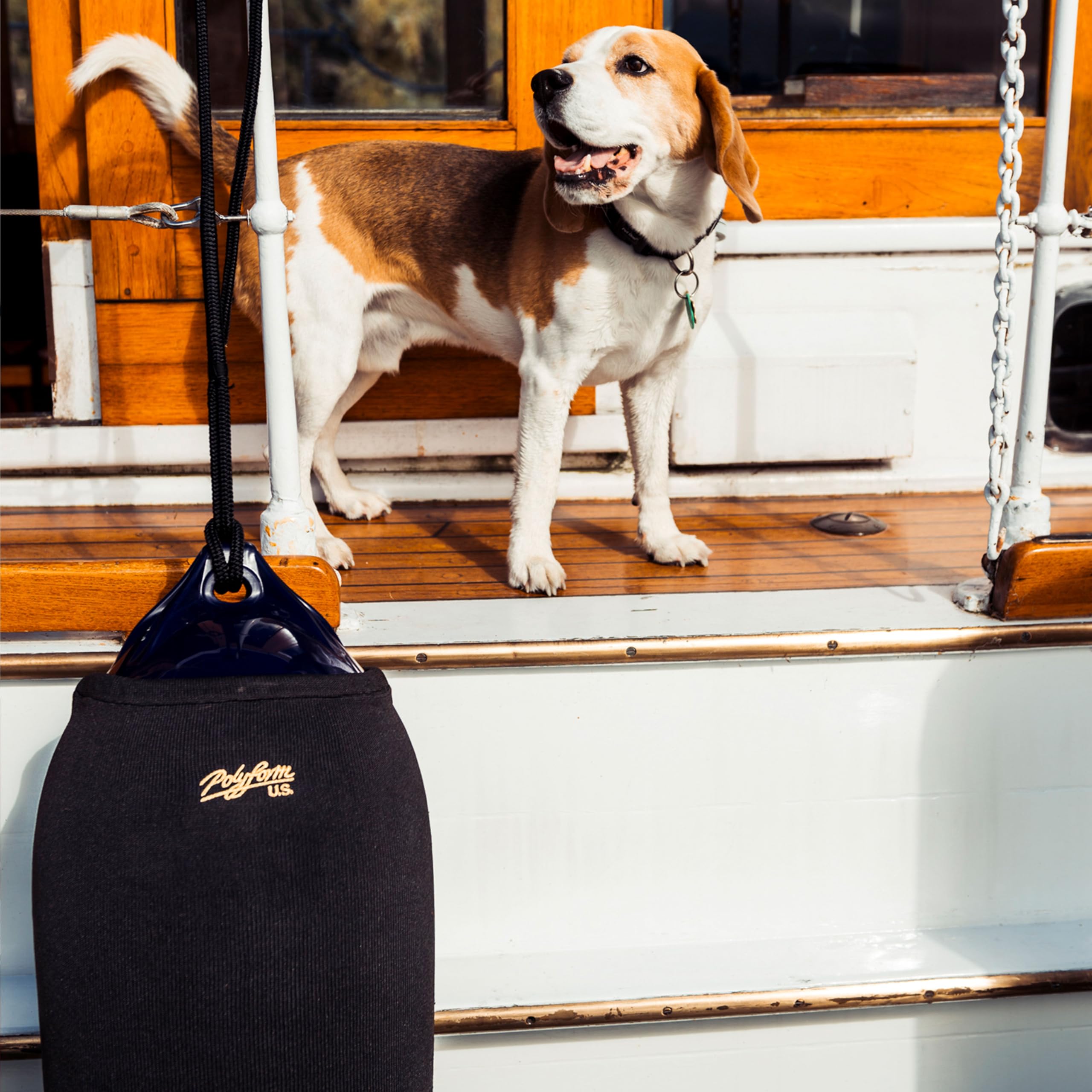 Boat Fender Cover Polyform Elite EFC-4 - Navy Blue