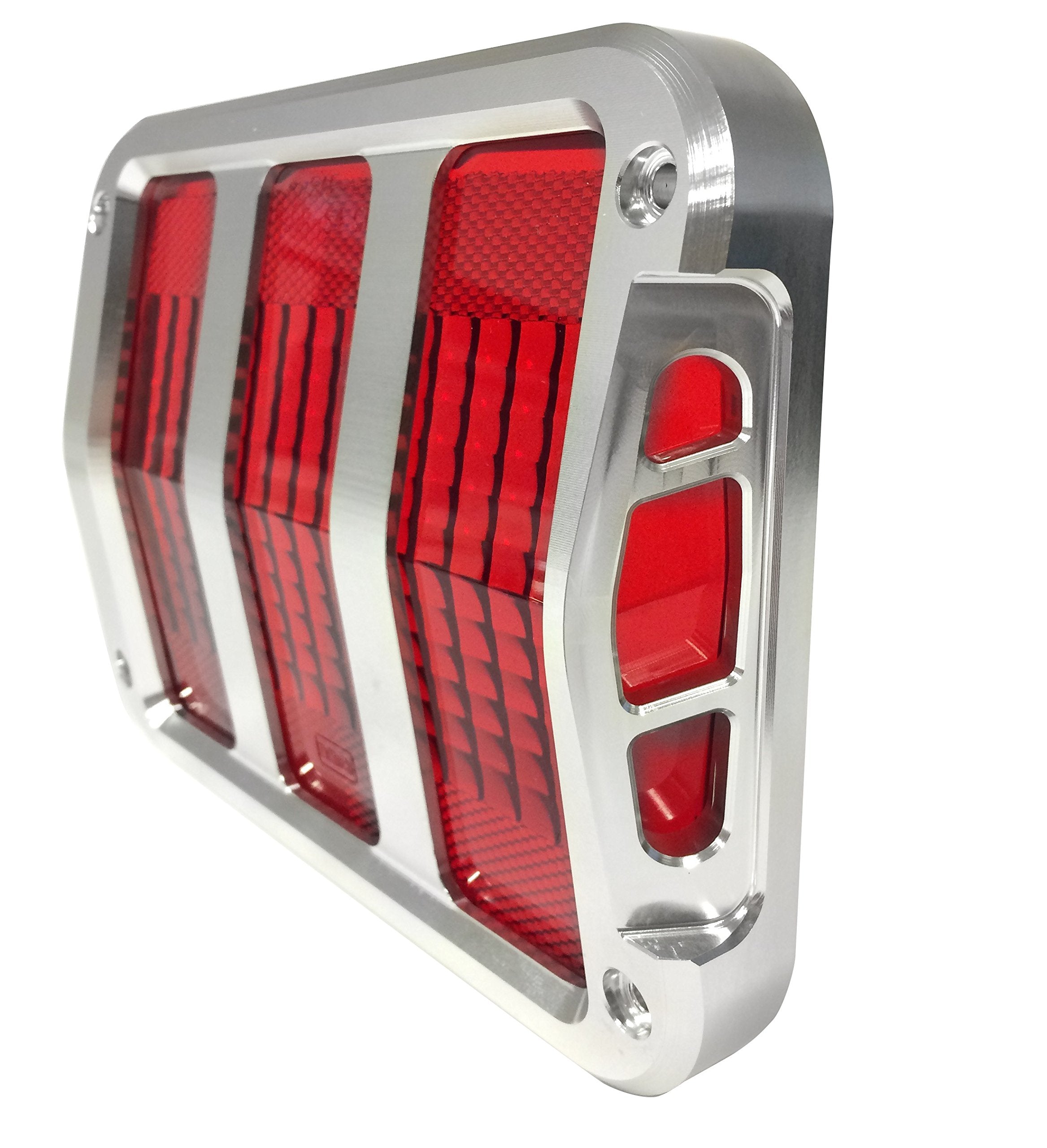 B-13489-C Scott Drake Sidewinder™ Billet Taillight Bezels