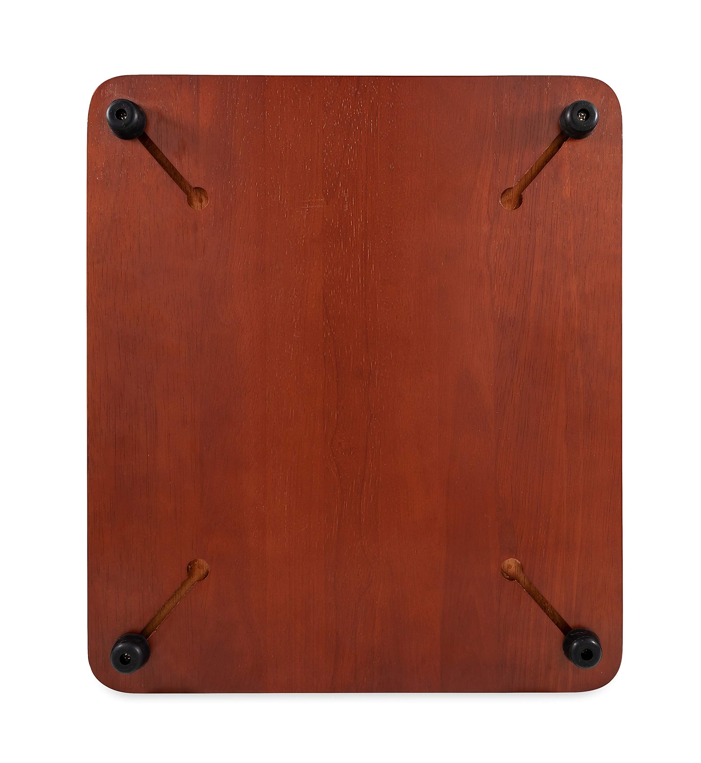 Camco Sink Cover RV Oak Accents | Features Heavy-Duty, Non-Toxic Gloss Finish, Adjustable Rubber Feet, and Measures 13-Inches by 15-Inches (43436)