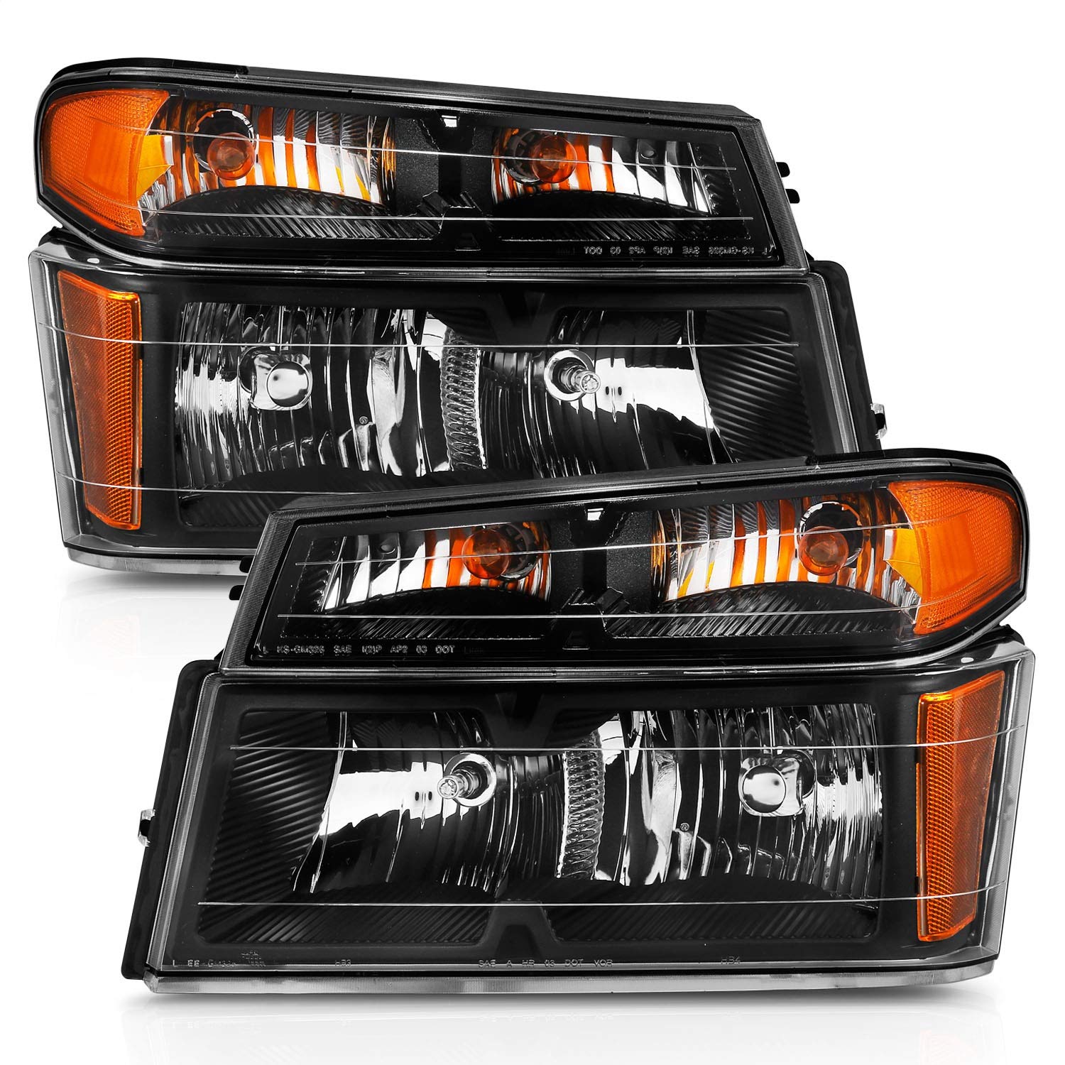 Usa Anzo 111451 Fits 04-06 COLORADO PROJECTOR HEADLIGHTS