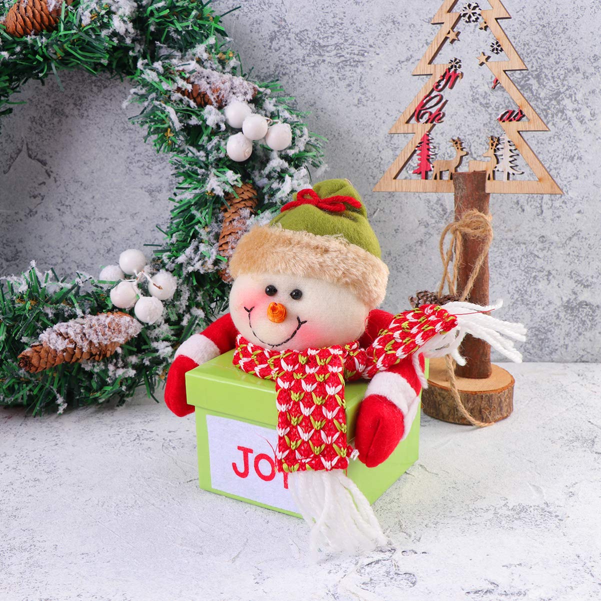 Christmas Candy Box Holibanna Christmas Snowman Gift Box Christmas Eve Party Bags