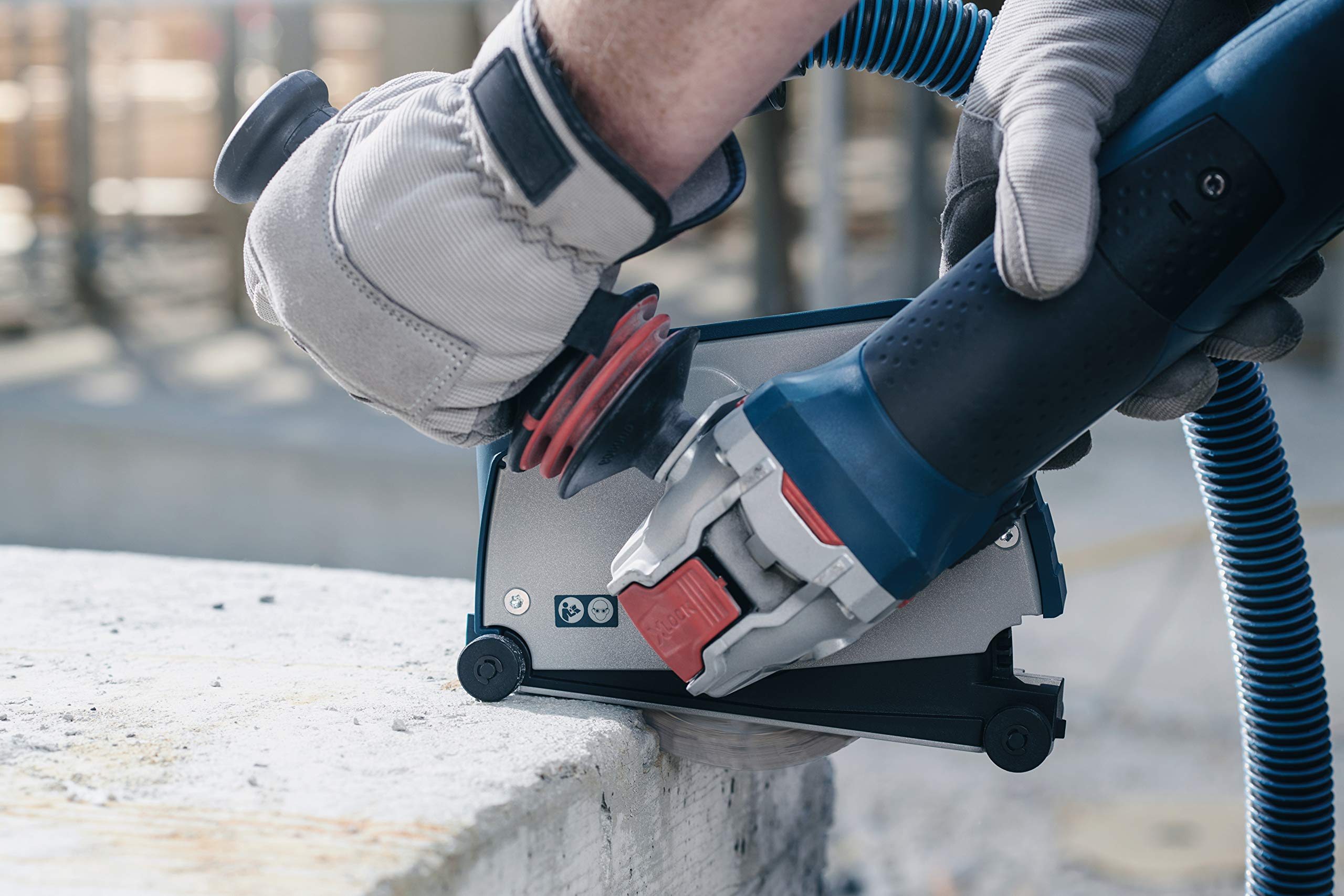 Bosch 4-1/2 In. GWX10-45DE X-LOCK Ergonomic Angle Grinder with No Lock-On Paddle Switch