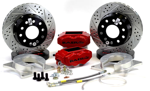 13" Ss4+ Brake Sys Rr Red Baer Brakes Fr-S, Brz (4012000R)