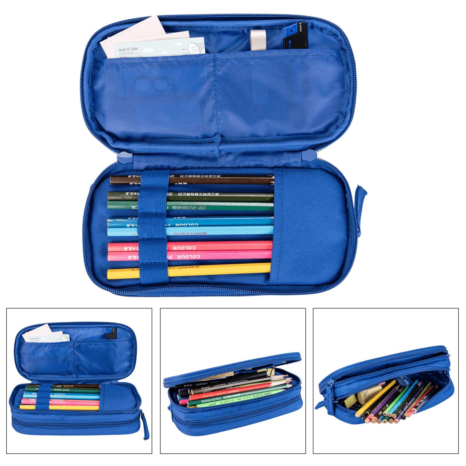 Pencil Case Ancient Egypt Cartoon Animal Pattern, Stationery, Simple, Unisex, Functional, For Students, For Working People, Multi-functional, Stationery Bag, Pen Holder, High Quality