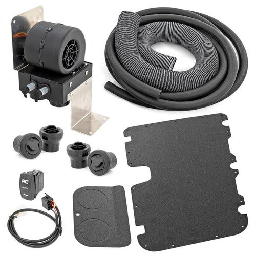 Cab Heater Rough Country for Polaris RZR XP 1000-16,000 BTU UTV Heater Kit with Fast Cabin Warm-Up & Defrost, Complete Install Kit, Factory-Like Fit