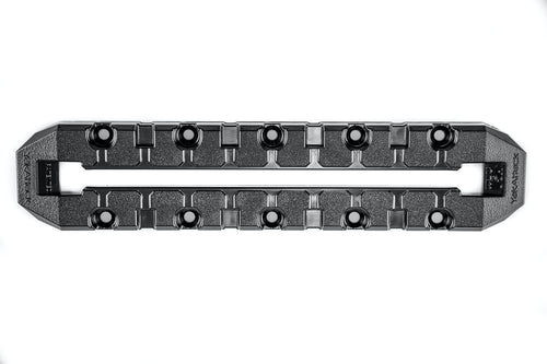YakAttack MightyMount XL 9” GridLoc Track Mount | Kayak Rail Accessory with Hardware | Compatible with BlackPak Pro & Kayak Track Systems | Durable 7.5” Usable Length Gear Mount | Made in USA