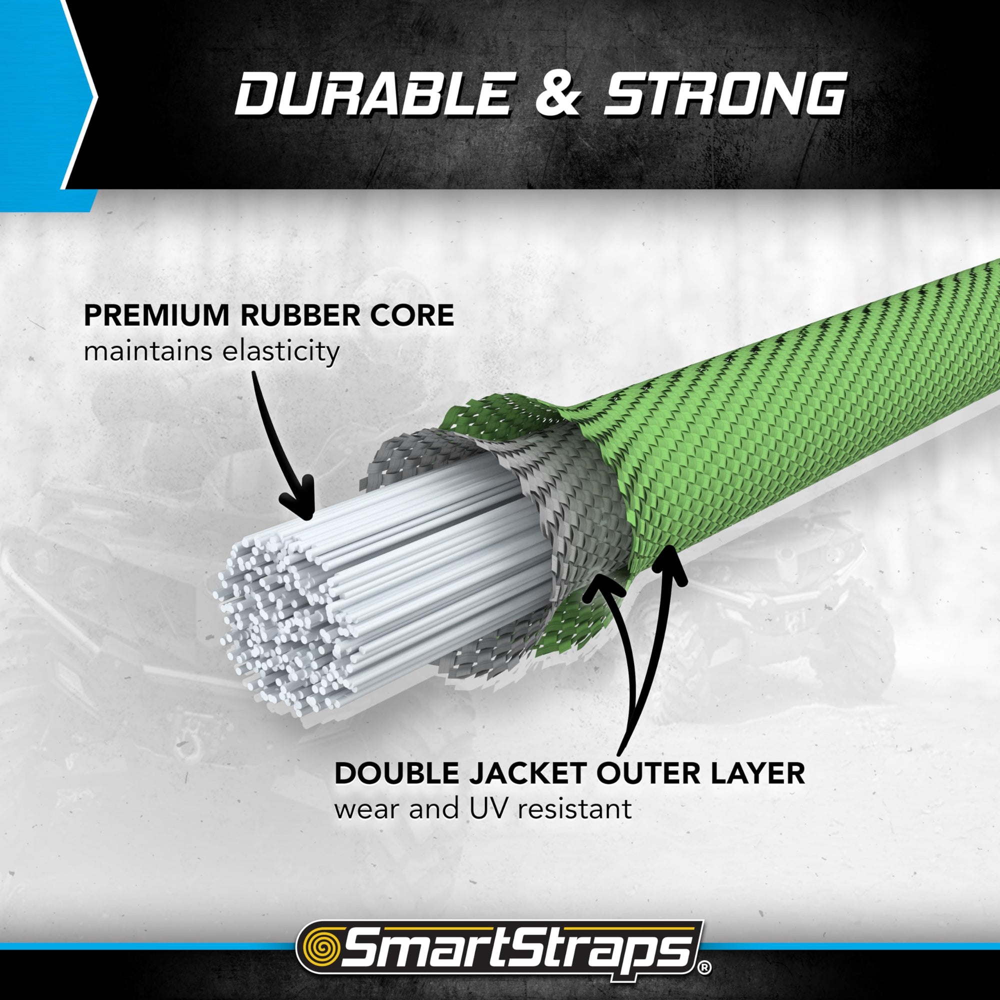 Bungee Value Pack Assortment SMARTSTRAPS 119 Super Strong, (Pack of 5)