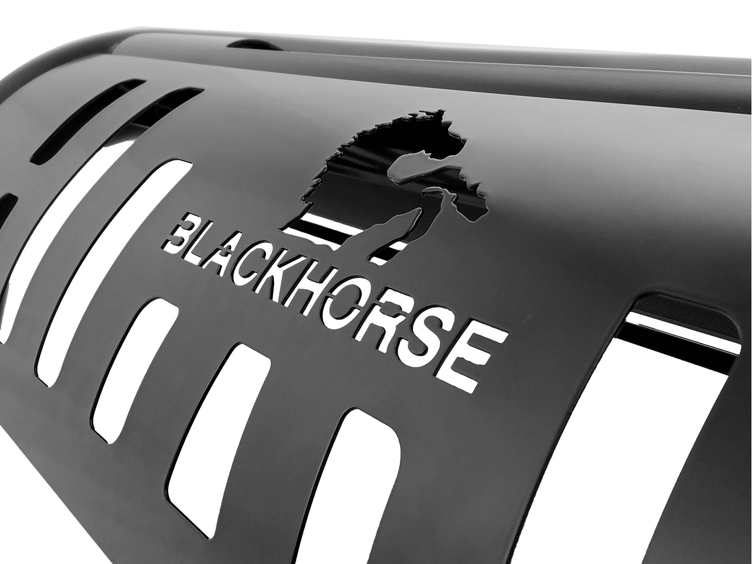 Peerless Black Horse Running Boards Compatible with 2022-2025 Jeep Grand Cherokee-PR-J572BK Black