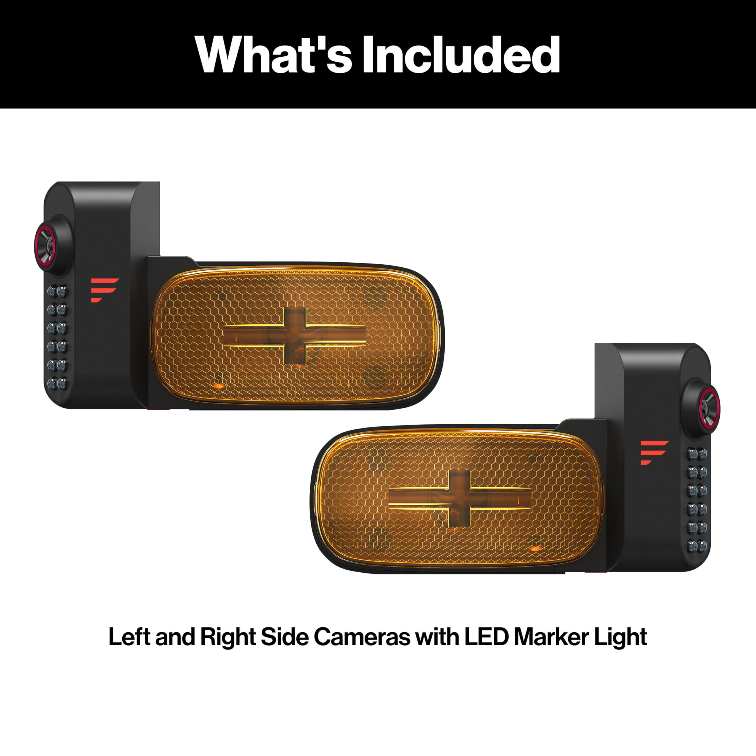 Furrion S+ Vision RV Observation System with Left/Right Side Cameras, Infrared Night Vision, 65-Degree Wide Viewing Angle - FCEFDTASH
