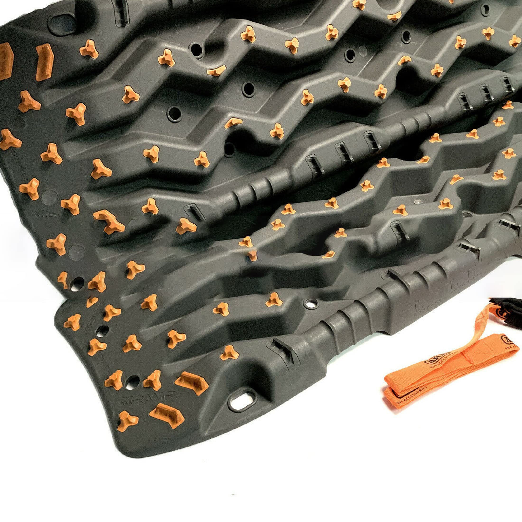 ARB Vehicle TREDPROMGO Recovery Boards Traction Tracks and Extraction Device for Off-Road Mud, Sand, & Snow(Grey/Orange)