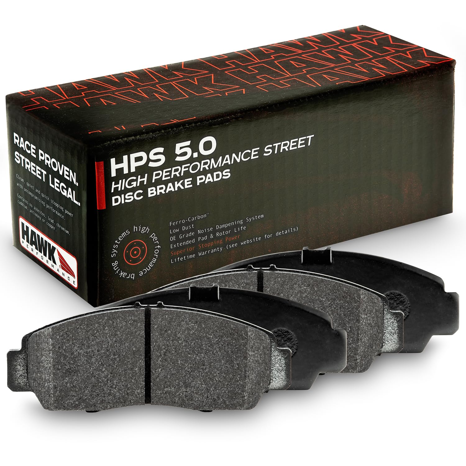 Hawk Performance HPS 5.0 HB727B.592 Street Brake Pads