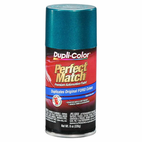Perfect Match Dupli-Color Automotive Spray Paint – Ford Pacific Green Metallic, PS – 8 oz. Aerosol Can
