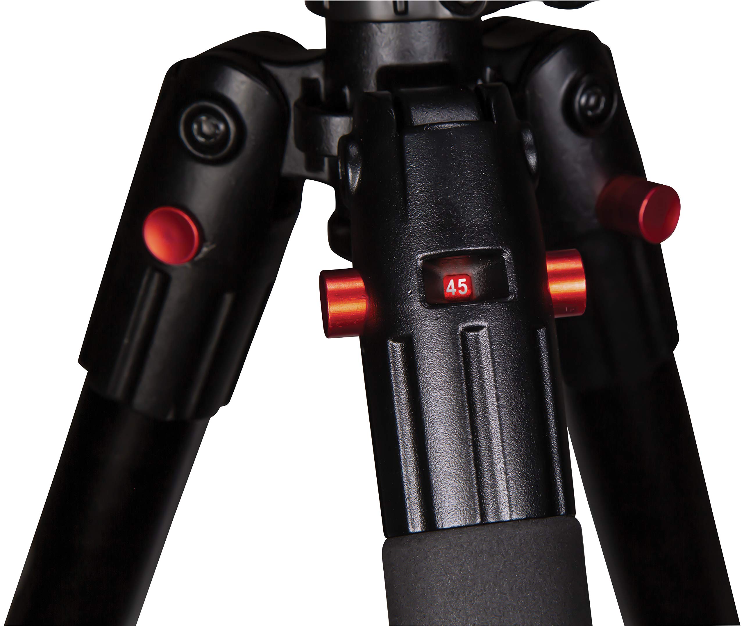 DeathGrip BOG Aluminum Tripod with Durable Aluminum Frame, Lightweight, Stable Design, Bubble Level, Adjustable Legs, Shooting Rest, and Hands-Free Operation for Hunting, Shooting, and Outdoors