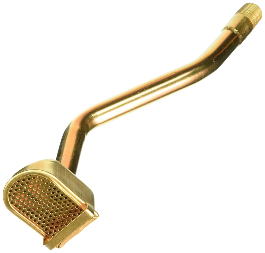 Gold Zinc Plated Milodon Low Profile Oil Pan Pickup for Big Block Mopar