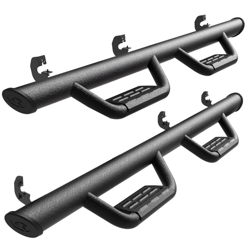 Tyger Auto Running Boards Tyger Access Compatible with 2015-2026 Chevy Colorado GMC Canyon | Crew Cab | TG-AS2C24002 | Textured Black Drop Step Rail