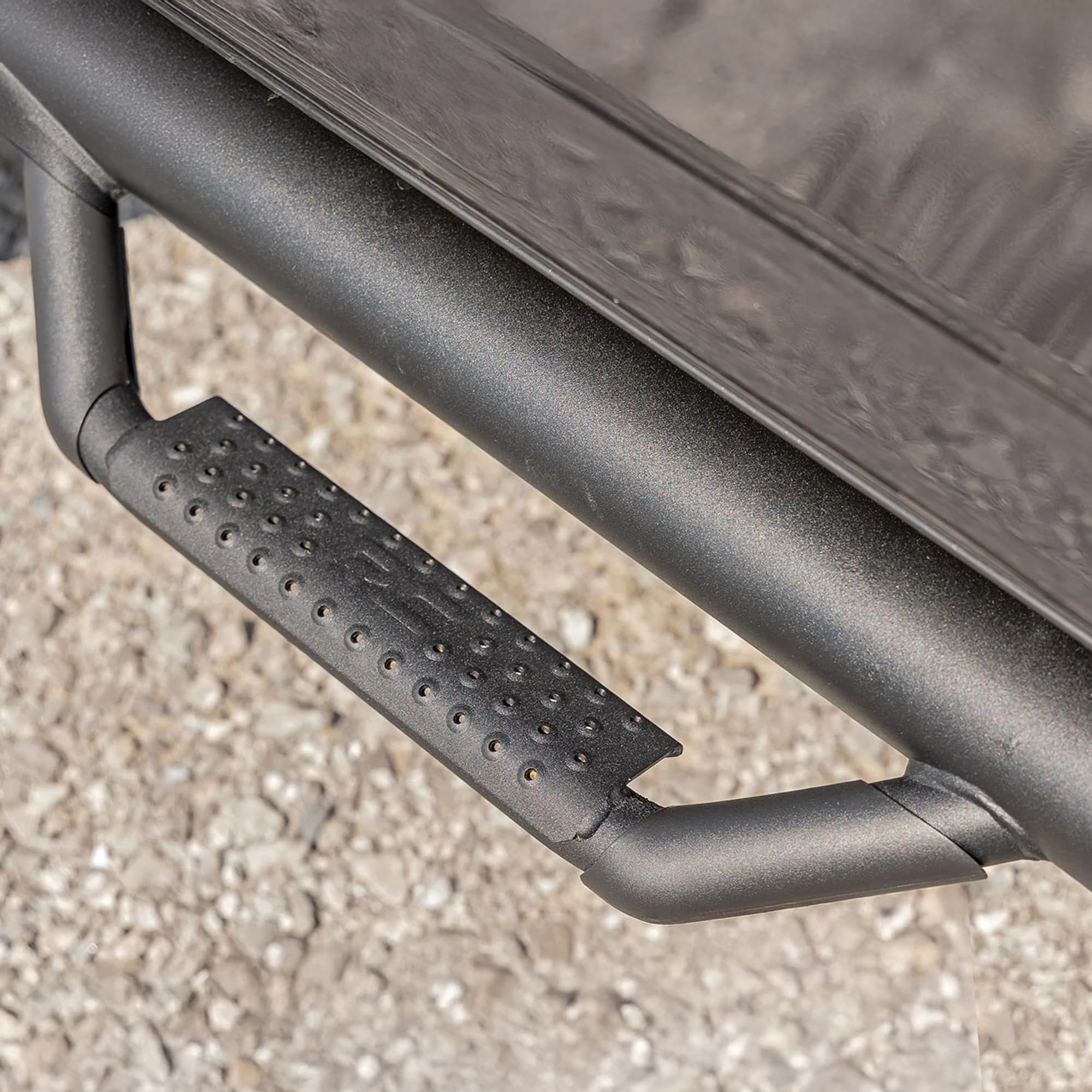 Rough Country Nerf Step Bars Non-Limited for Toyota 4Runner (2010-2024) - Rugged Full Length Nerf Bar with Side Steps, Bolt-On Install