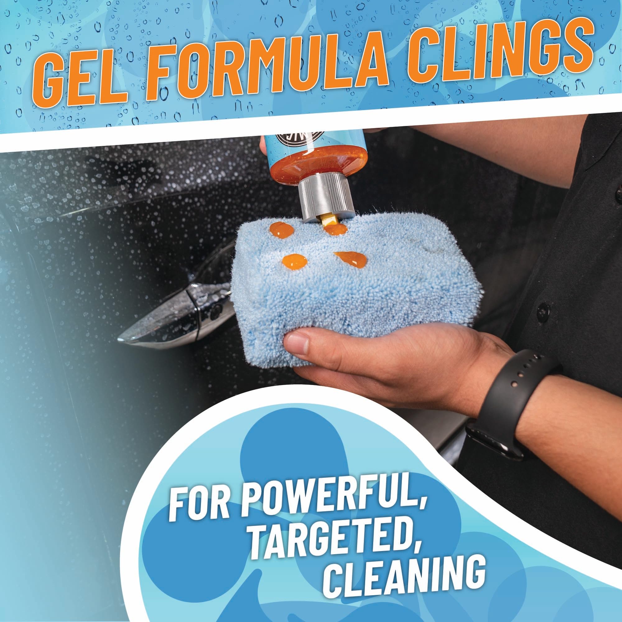 Chemical Guys Water Spot Remover Gel Heavy Duty for Paint, Glass, and Metal - Mineral and Water Spot Remover for Cars, Trucks, Motorcycles, RVs & More - 16 oz