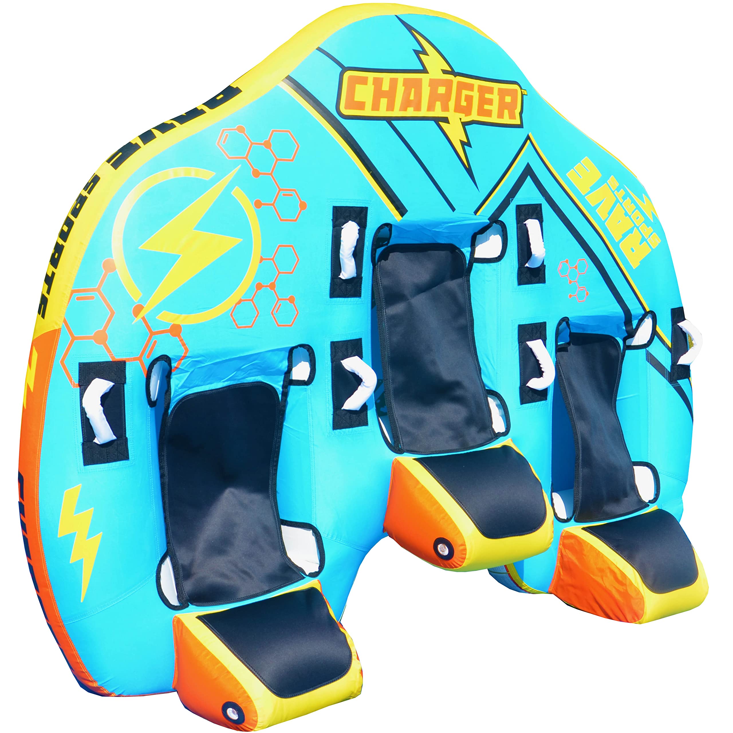 3 Person RAVE Sports Charger Towable, Blue