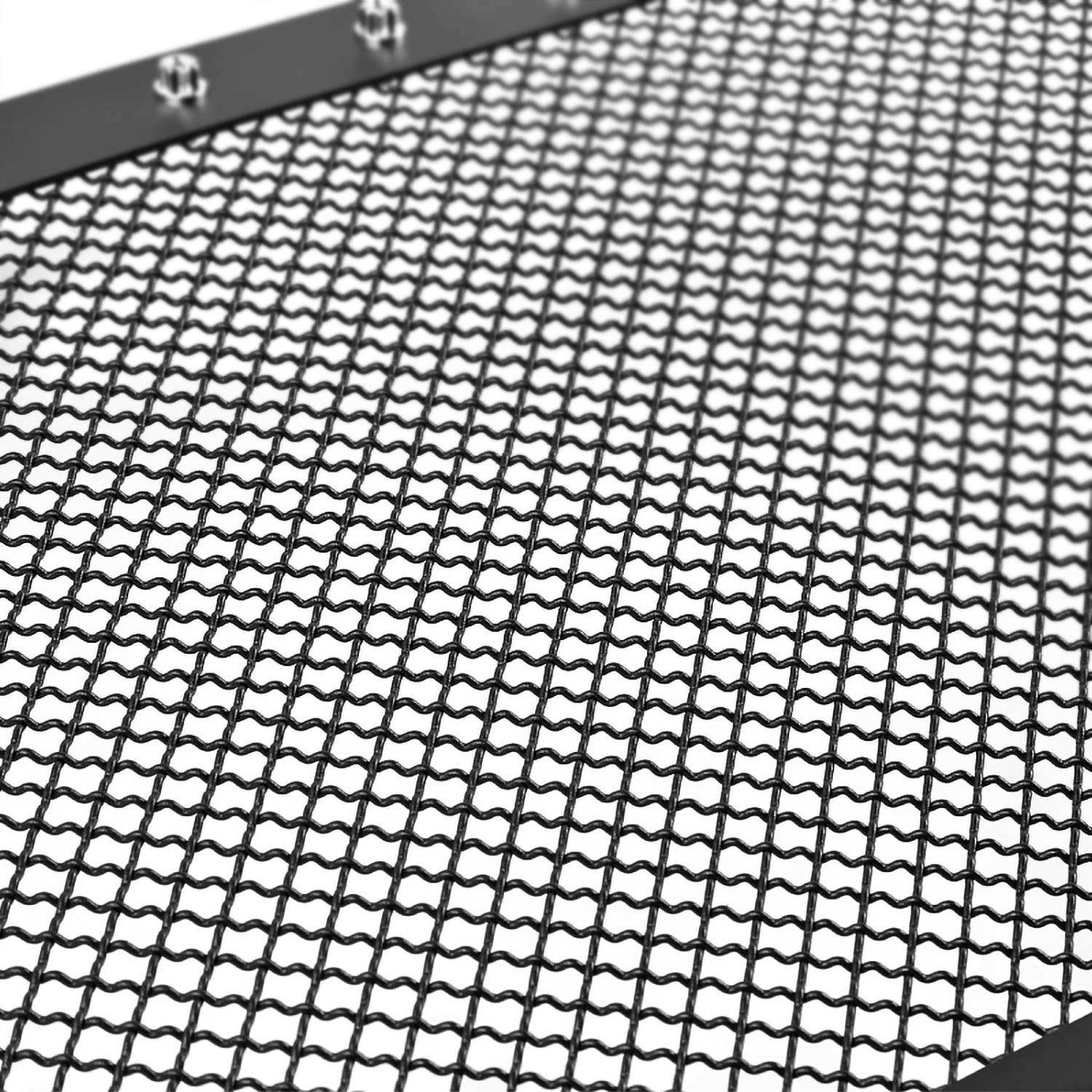 Front Mesh Black Spec-D Tuning Hood Grille Insert Rivet Style 1PC Compatible with 2016-2018 GMC Sierra 1500