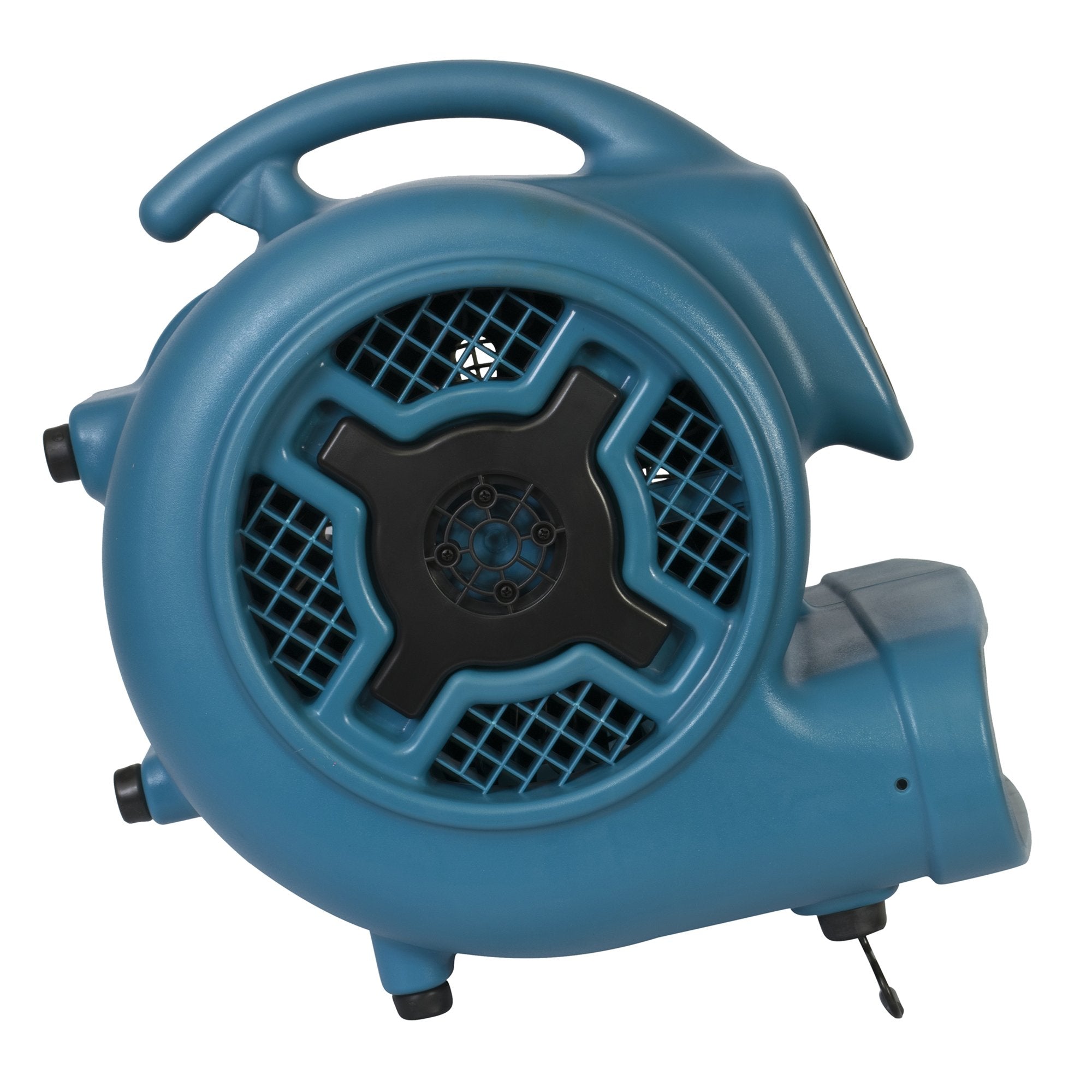 XPOWER 1 HP X-830 Pro 3600 CFM Centrifugal Air Mover, Carpet Dryer, Floor Fan, Blower, for Water Damage Restoration, Janitorial, Plumbing, Home Use Blue