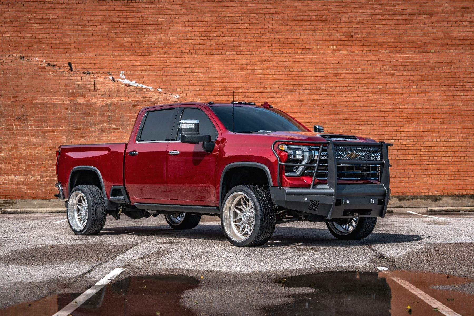 Vaquero Road Armor 3242VF6B Front Non-Winch Bumper Full Guard - Texture Black - Compatible with: 2024-2025 Chevy 2500 3500