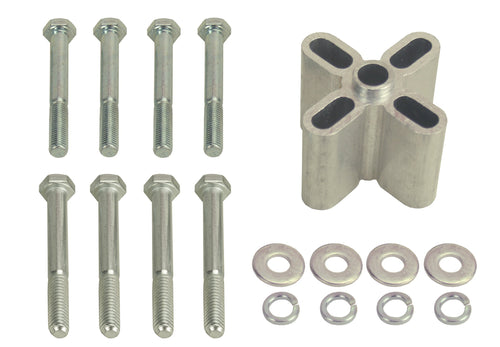 2" Derale Fan Spacer Silver 31520