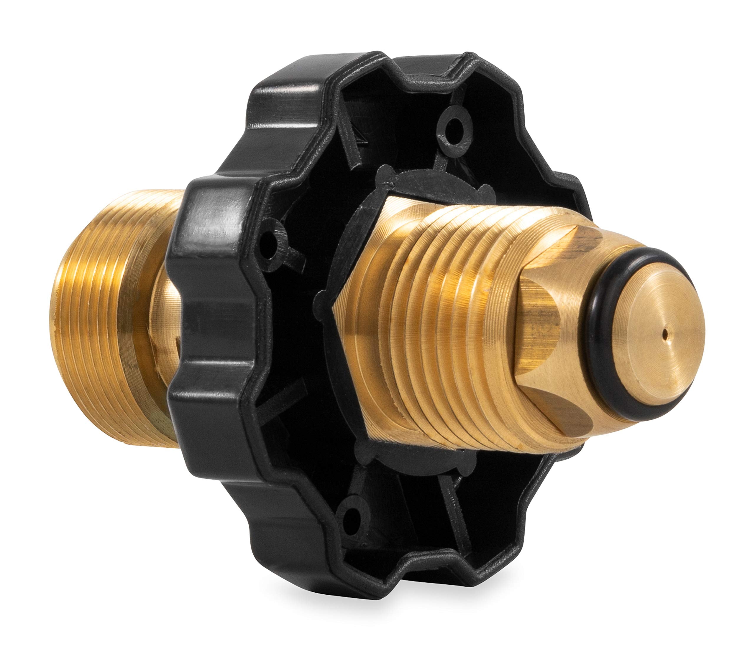 Propane Cylinder Adapter Camco 59943 - Soft Nose POL x 1"-20 Male Throwaway Cylinder Thread