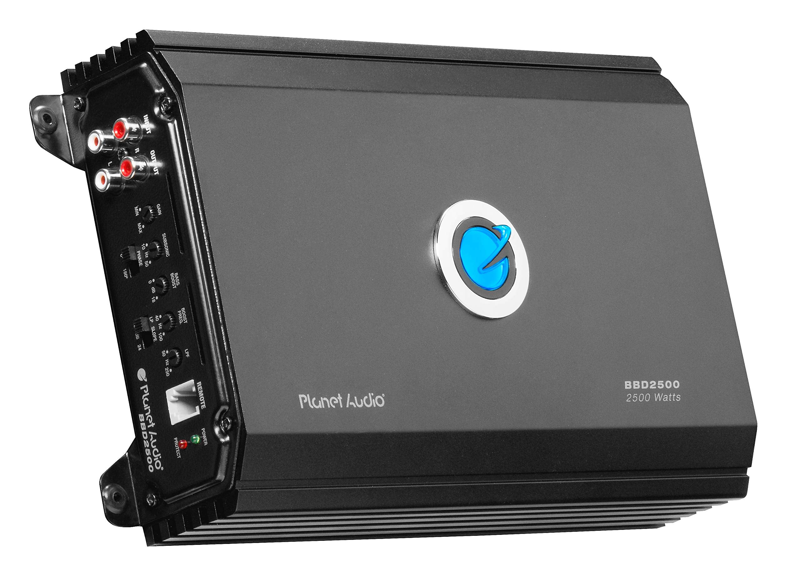 BBD2500 Planet Audio Class D Car Amplifier – 2500 Watts, 1 Ohm Stable, Digital, Monoblock, MOSFET Power Supply
