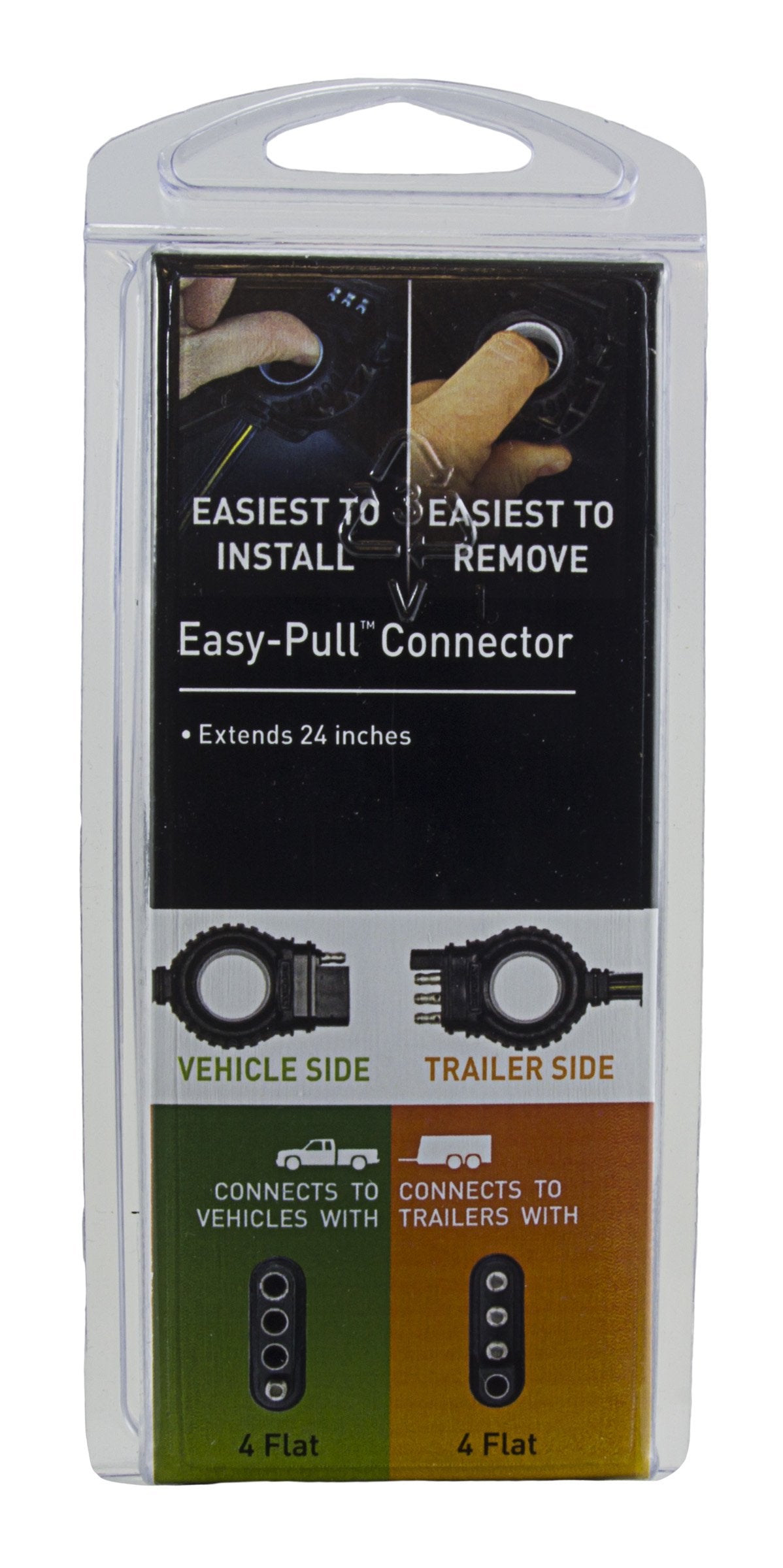 Endurance Hopkins Towing Solutions 47114 Easy-Pull 48" 4 Flat Extension Trailer Connector