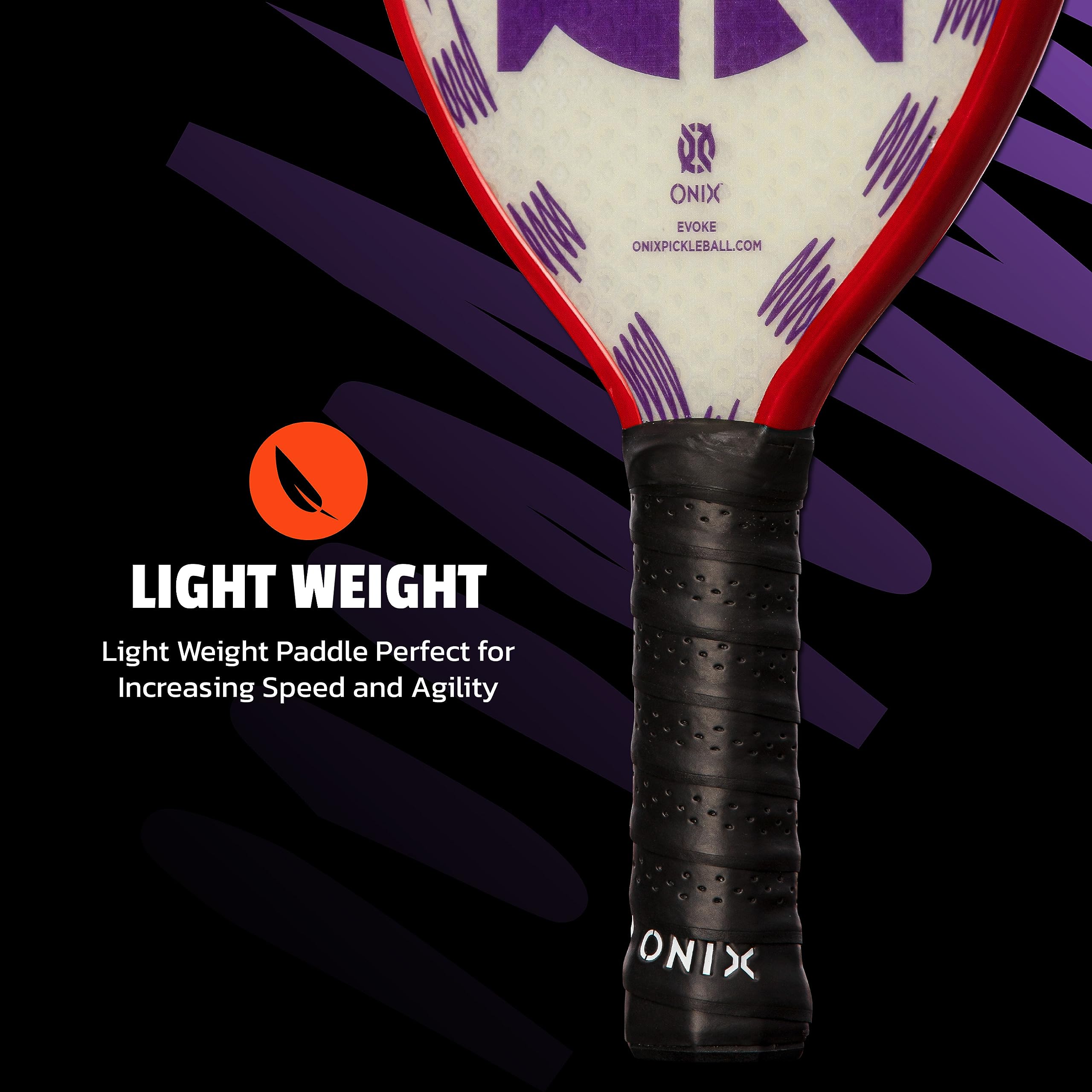 Onix Evoke XL Pickleball Paddles - Tear Drop, React, Inferno, Voyager, Summit