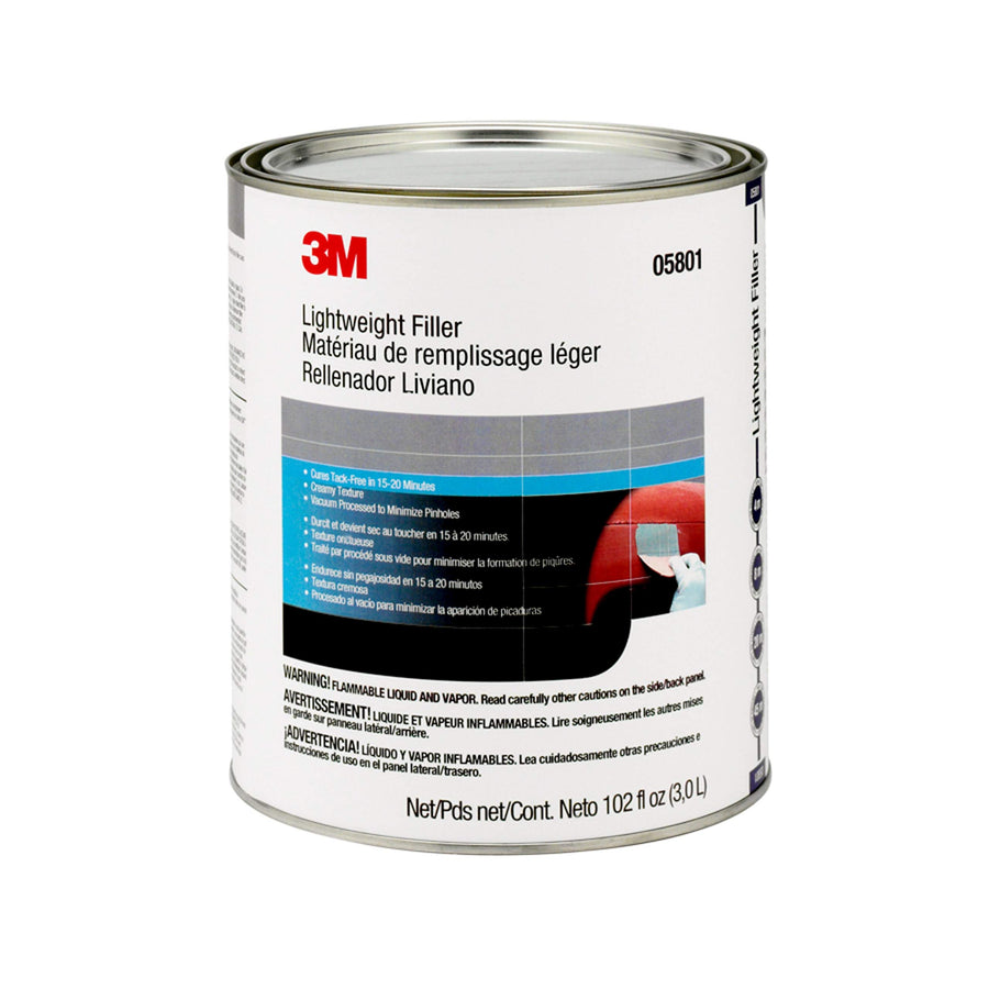 3M Body Lightweight Filler, 05801, 1 gal , White
