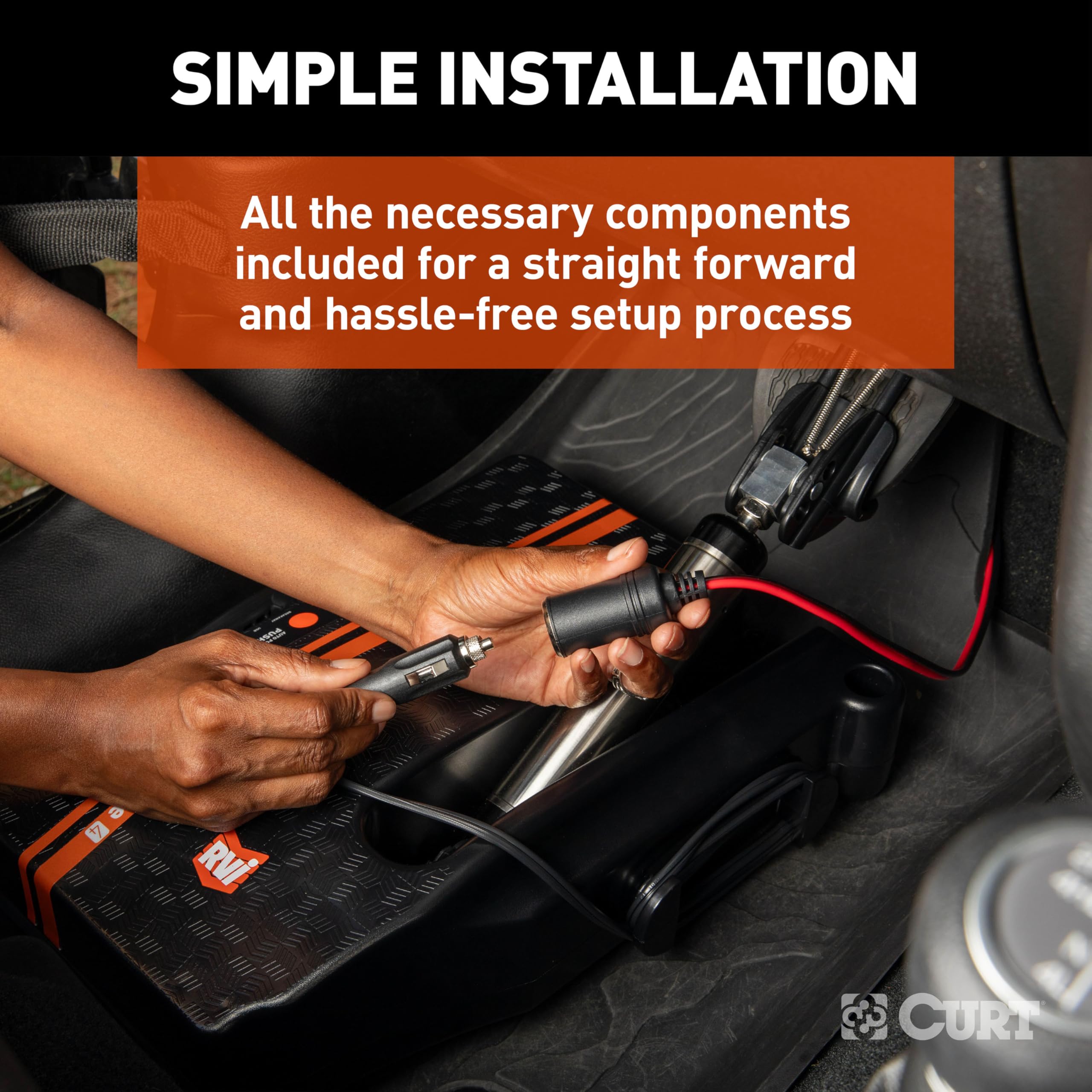 12-Volt CURT Battery Direct Kit for RVibrake