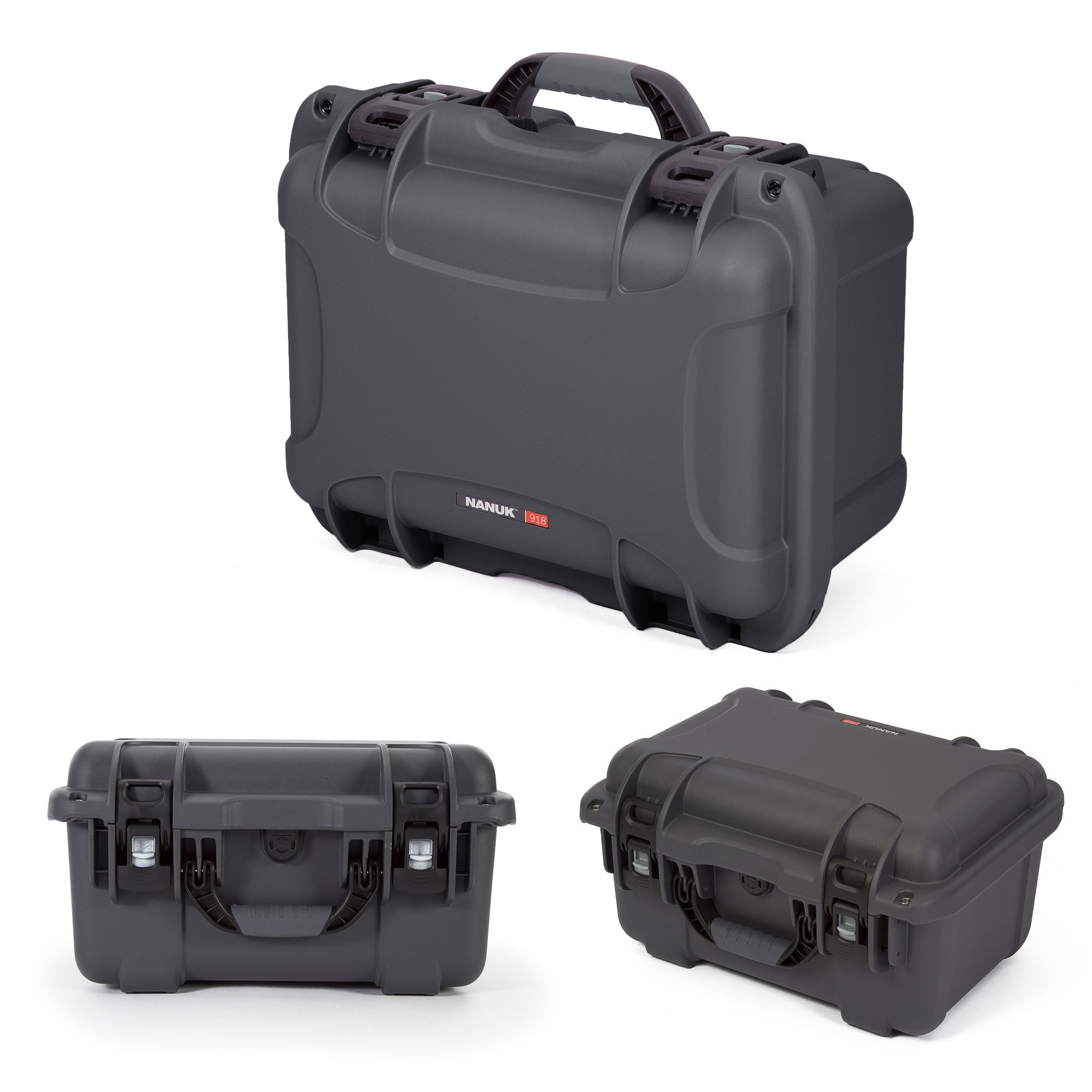 Waterproof Nanuk 918 Hard Carrying Case Empty - Graphite