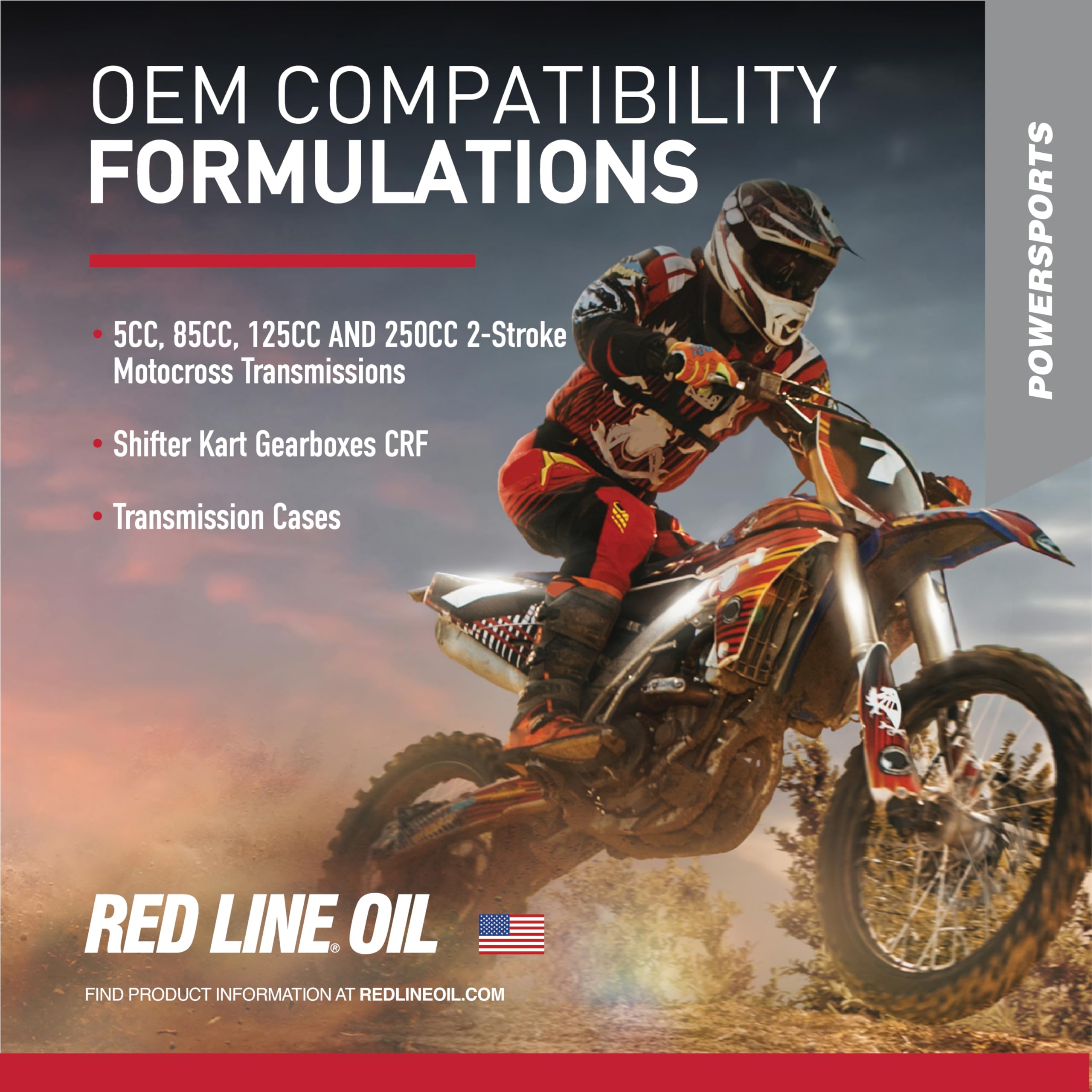 Synthetic Red Line 42704 80W Motorcycle Gear Oil with Shockproof - 1 Quart