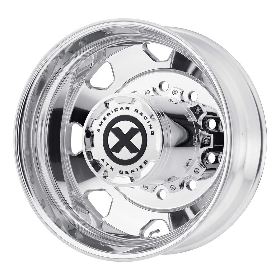 OCTANE ATX AO401 Polished Wheel with Aluminum (22.5 x 8.25 inches /10 x 285 mm, -168 mm Offset)