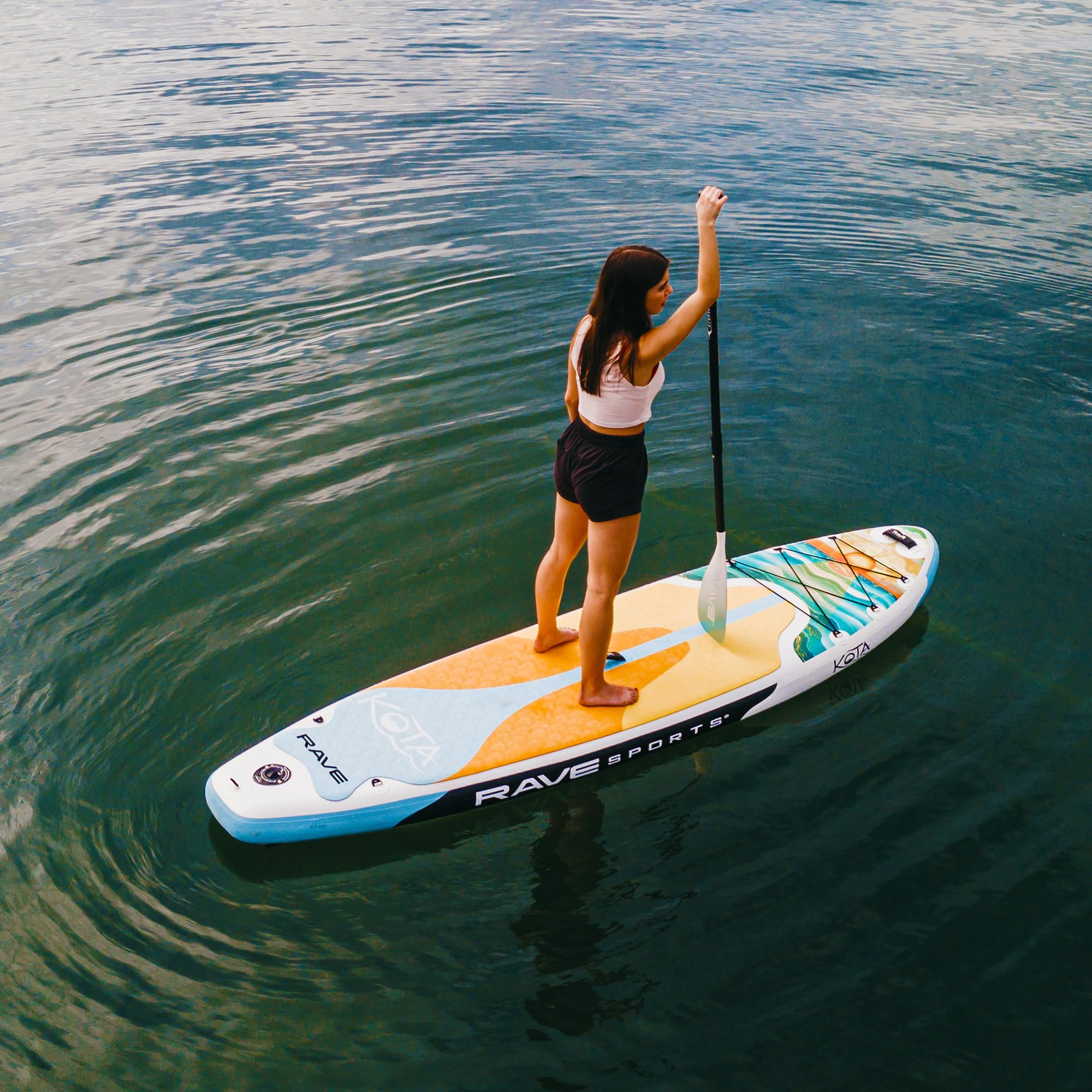 Kota iSUP RAVE Sports 10'6" Stand-Up Paddleboard, Sunset