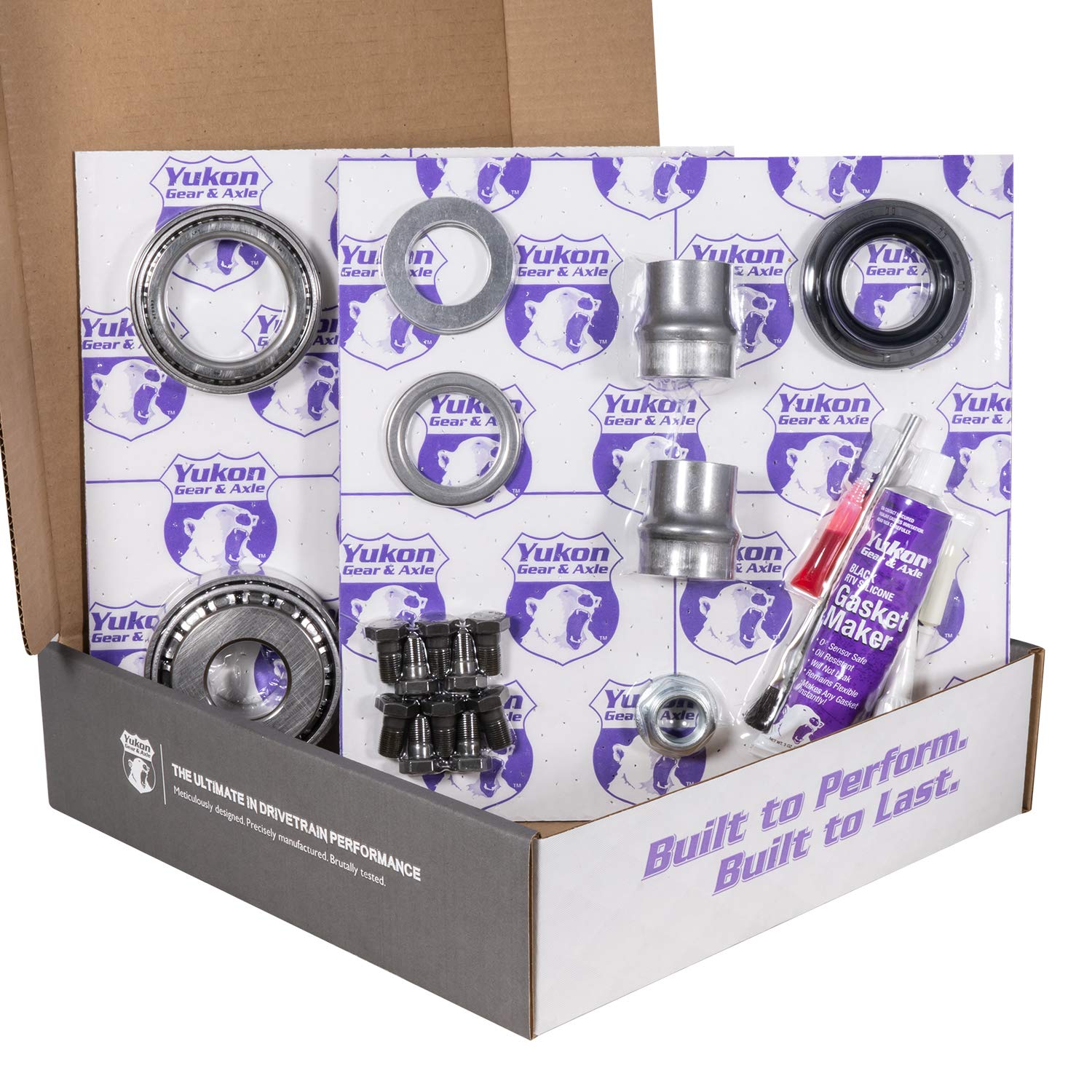 Front & Rear Ring & Pinion Gear Kit Package with Install Kits - Toyota 8"/8IFS
