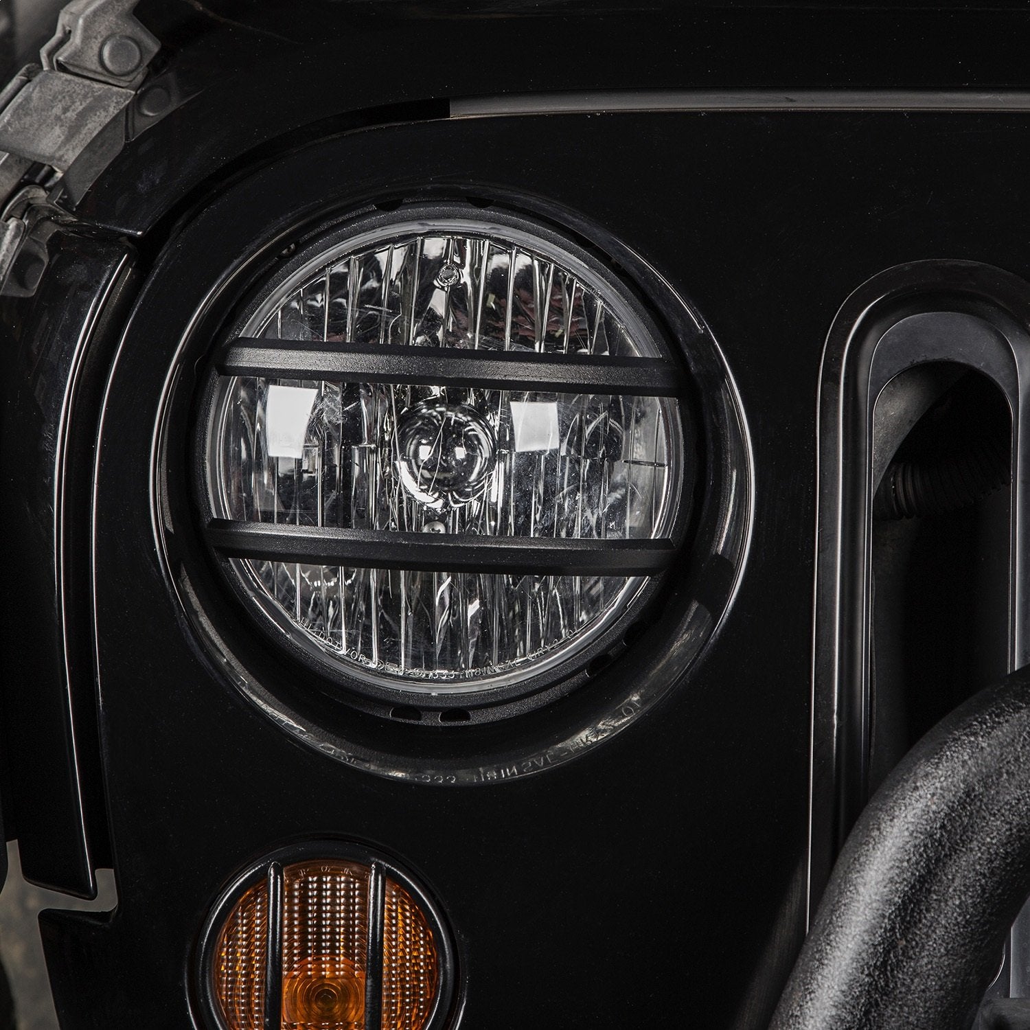 Rugged Ridge Elite Euro Guards Headlight for Jeep Wrangler JK/JKU | Pivotal | 11230.13 | Fits 2007-2018 Jeep Wrangler JK/JKU