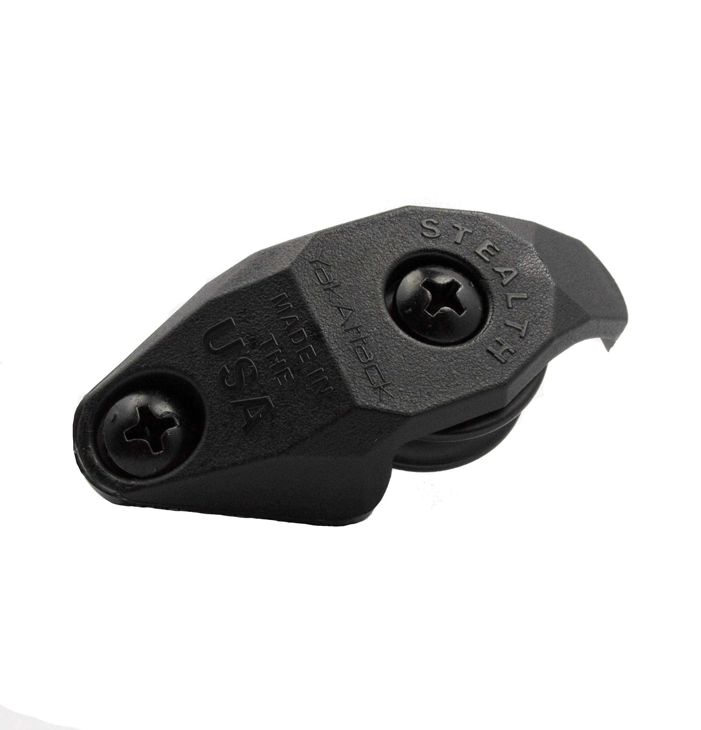 Stealth Pulley YakAttack – 2 Pack | Low-Profile Pulley for Anchor Trolley Systems & Rigging | Compatible with Hobie & Harken Patterns | USA-Made Yak Attack Kayak Accessories