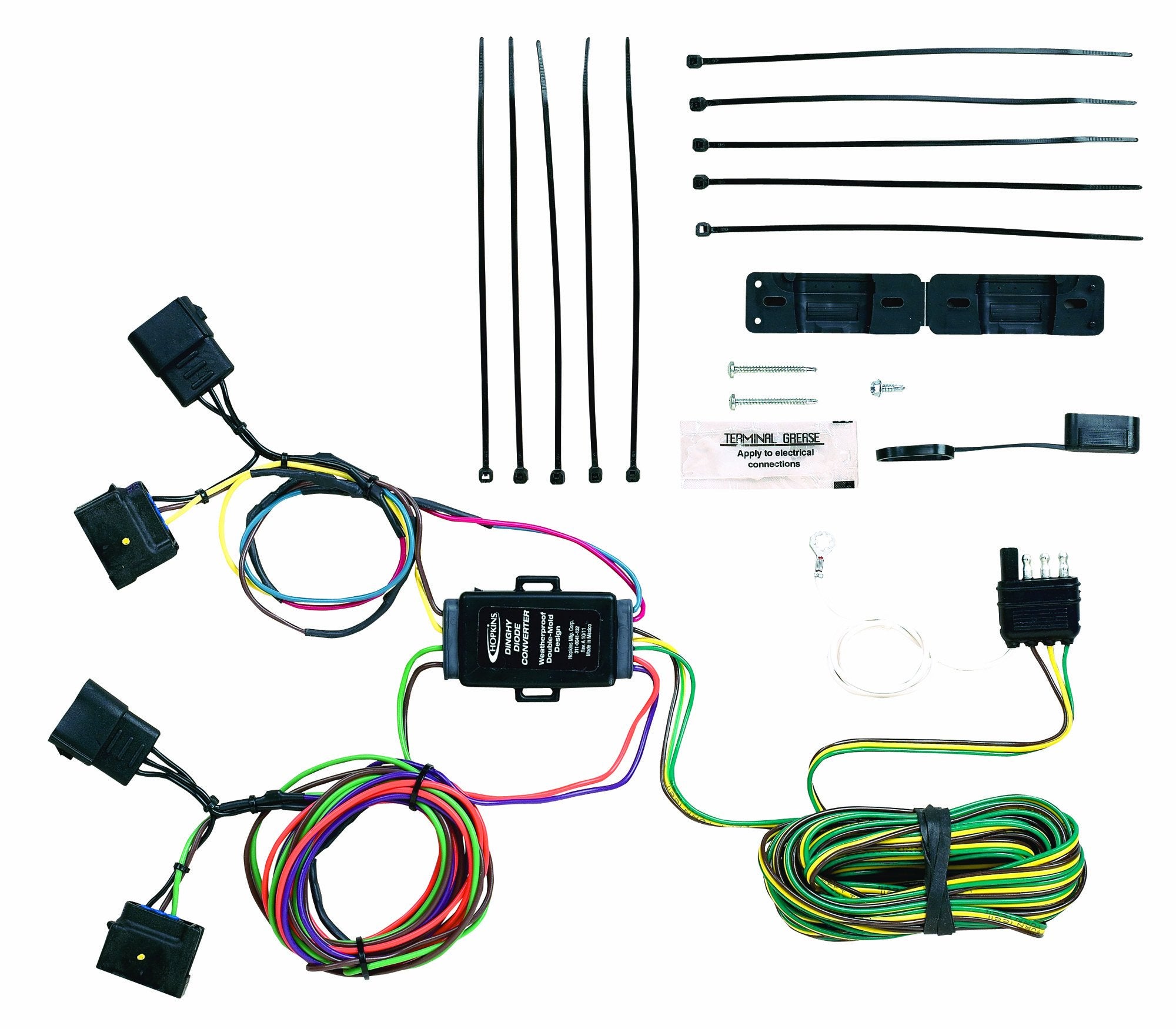 Towed Vehicle Wiring Kit Hopkins Towing Solutions 56006 Plug-in Simple