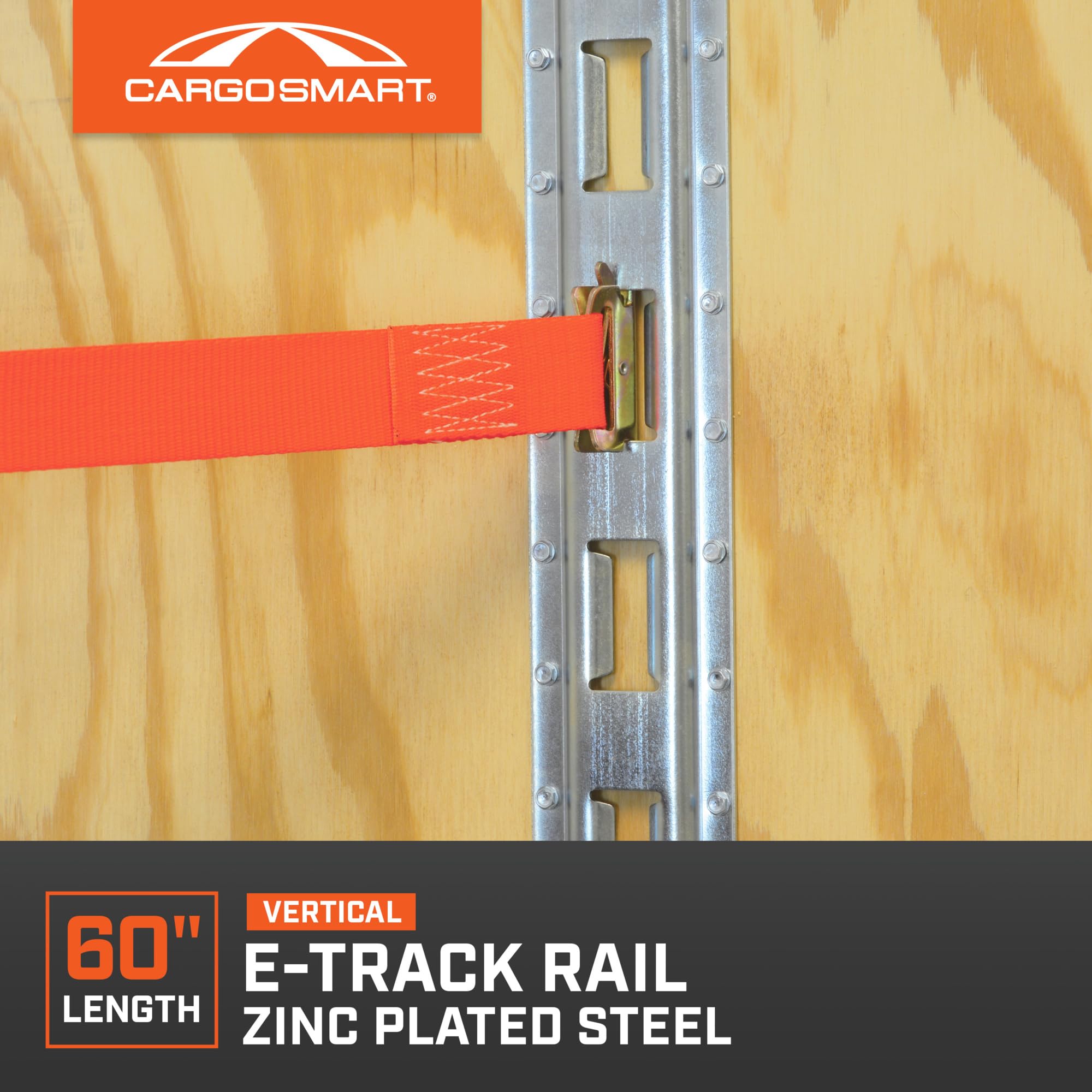 Vertical Rail E-Track, 60" - 1 Pk