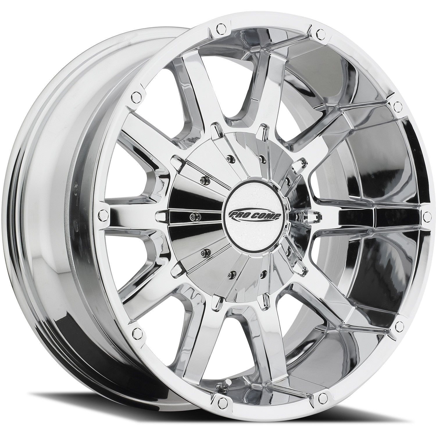 Alloys Pro Comp Series 50 10 Gauge Wheel with Chrome Finish (20x9"/6x5.5")