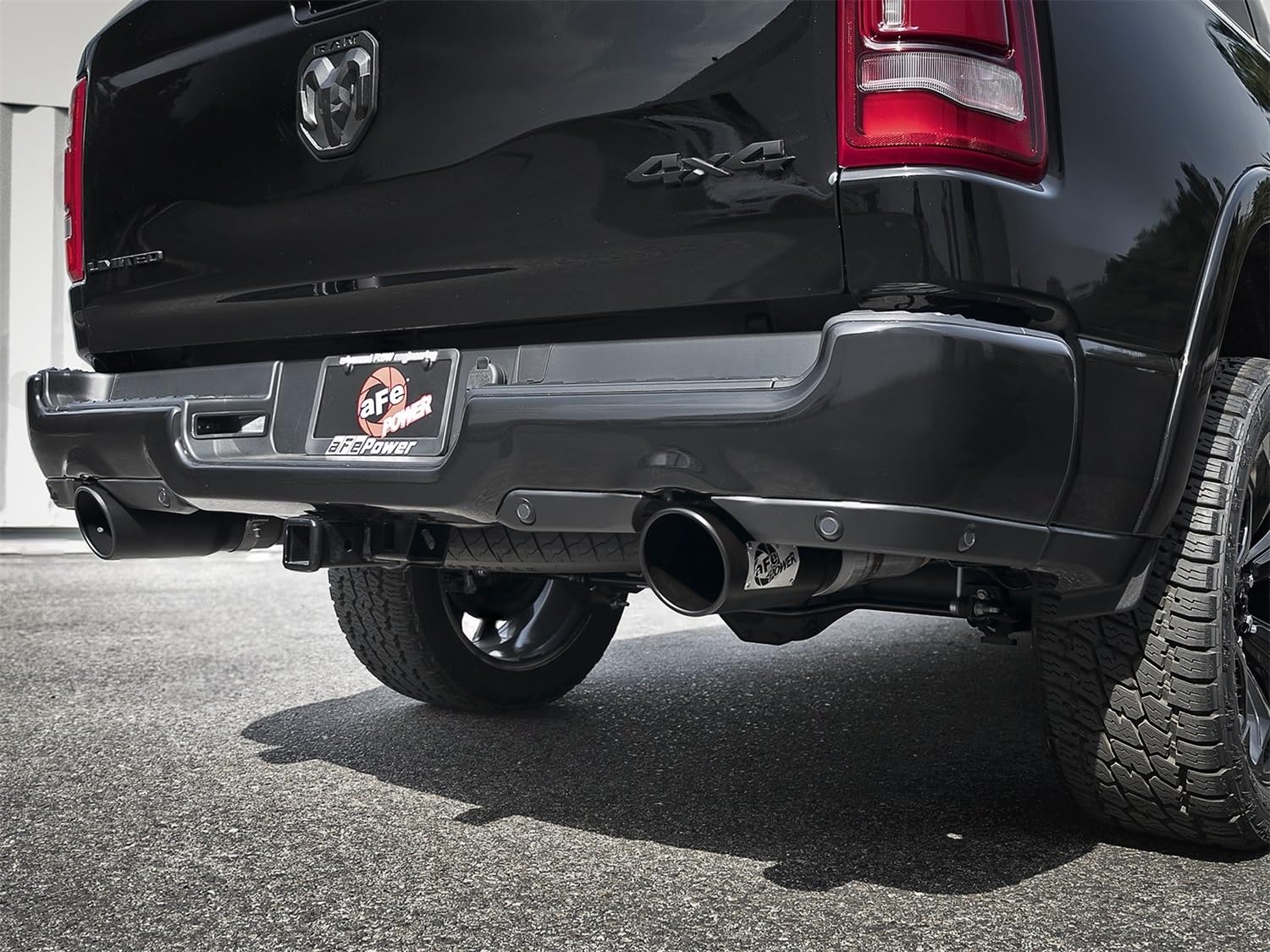 aFe Power 3 IN Large Bore-HD 409 Stainless Steel DPF-Back Exhaust System w/Black Tip RAM 1500 20-21 V6-3.0L (td) 49-42080-B