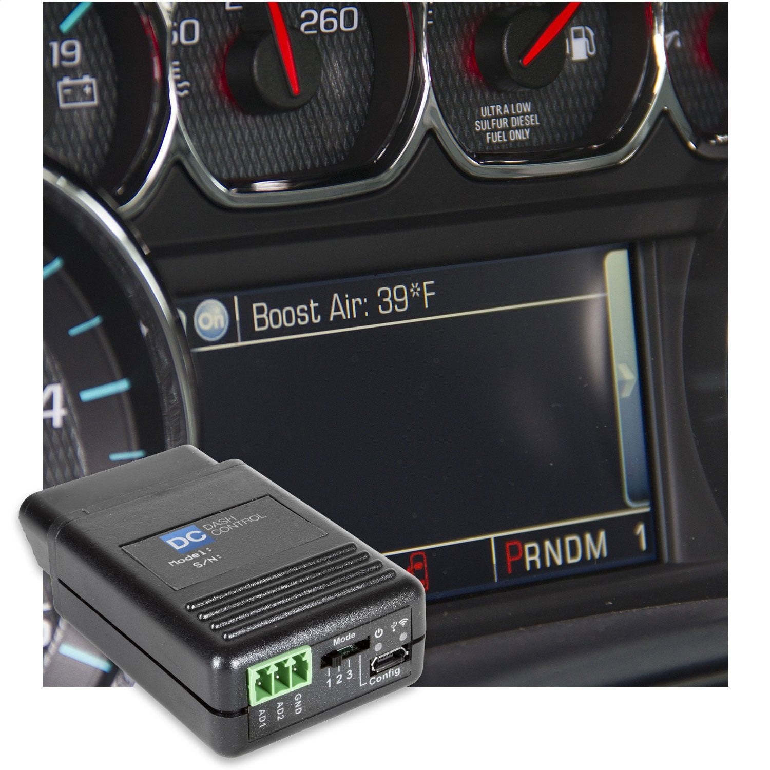 Auto Meter Gray DashControl DL1065U OBDII Display Controller