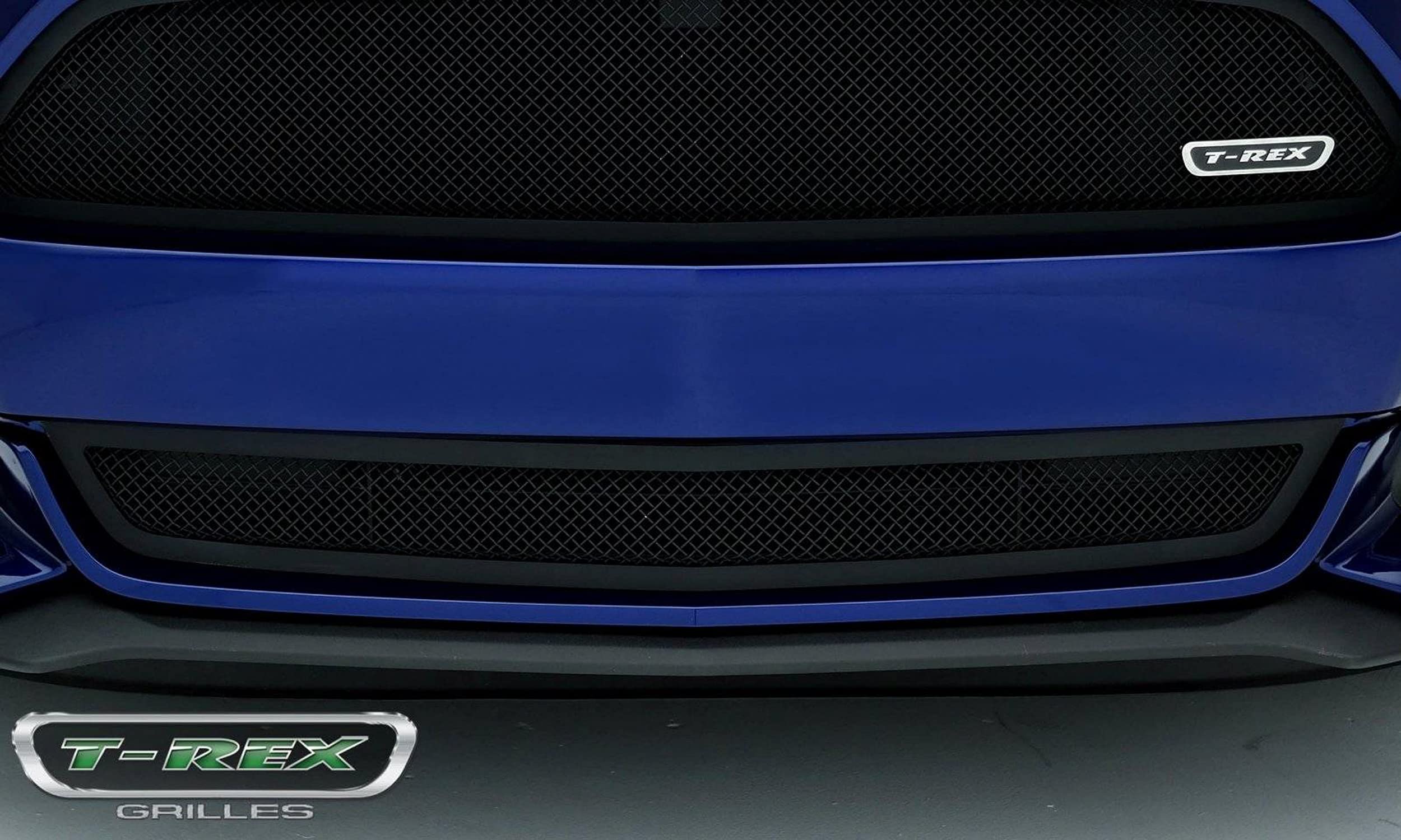 Upper Class Series 2015-2017 Mustang GT Bumper Grille, Black, 1 Pc, Overlay - PN #52530