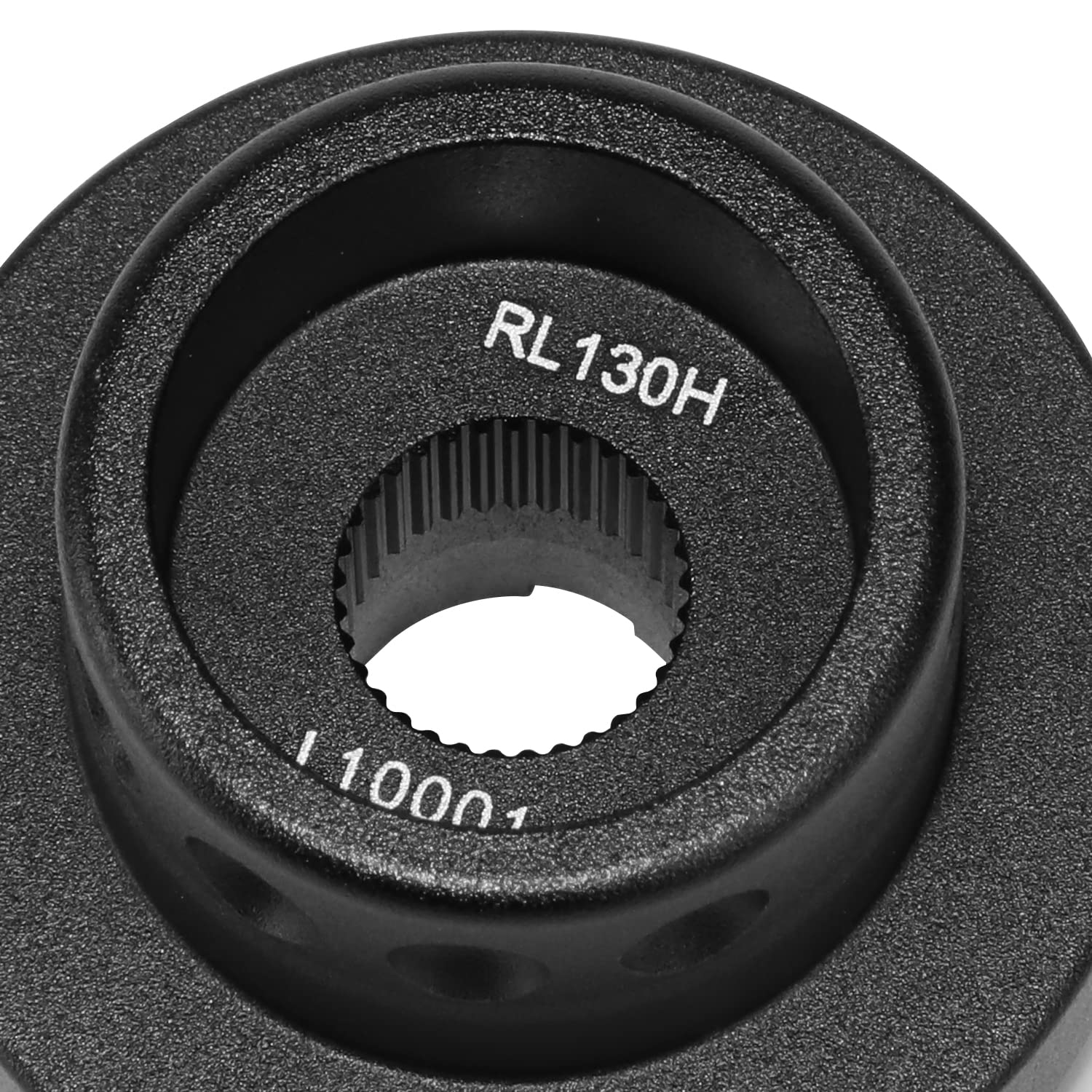 Steering Wheel NRG Innovations Race Short Hub, Aluminum Racing Hub Adapter, Quick Release Compact Style Race Hub Adapter, Compatible With 94-02 Honda Accord, Black, NRG-SRK-RL130H-BK